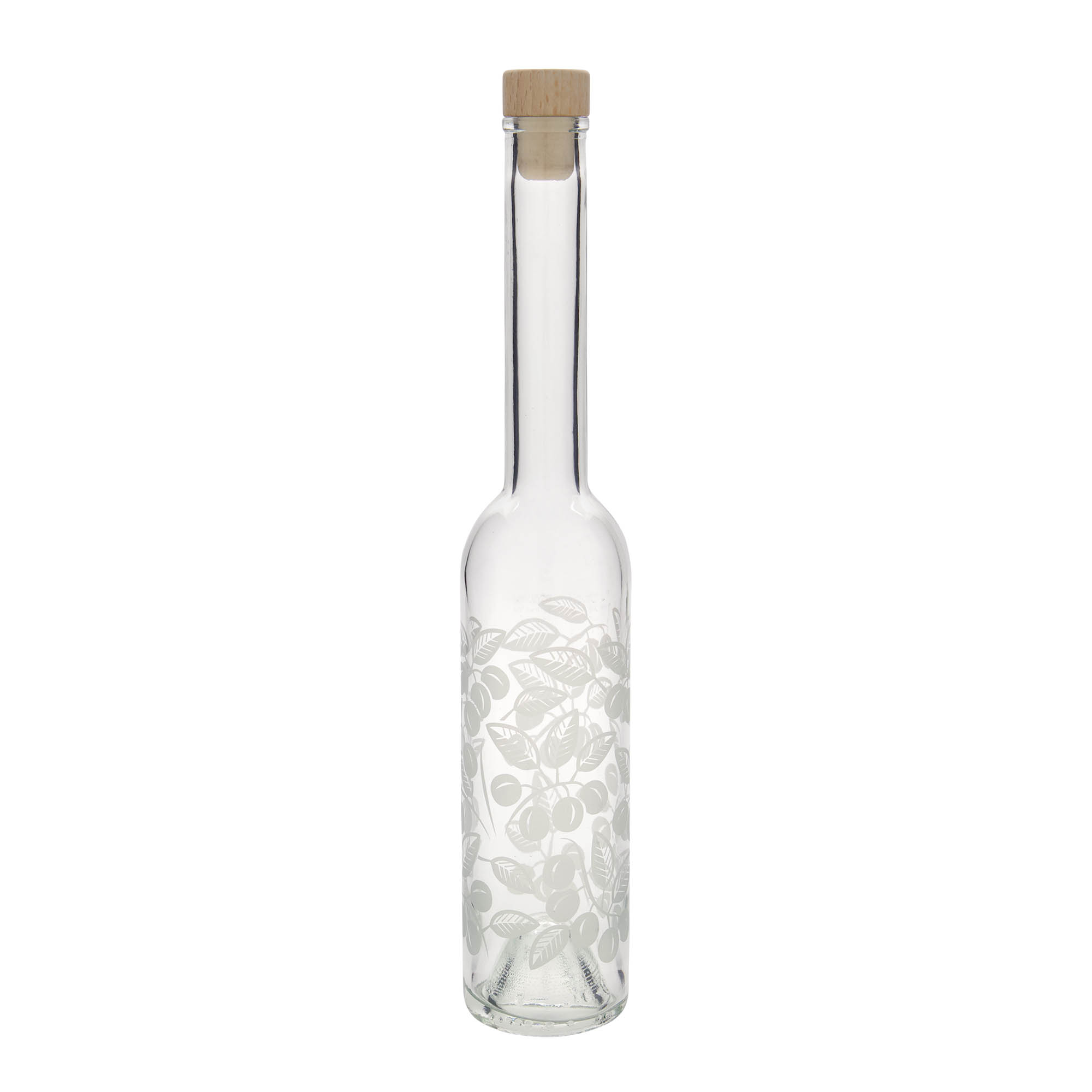 350 ml staklena boca 'Opera', motiv: šljive mirabelle, grlo: čep 350 ml staklena boca 'Opera', motiv: šljive mirabelle, grlo: čep