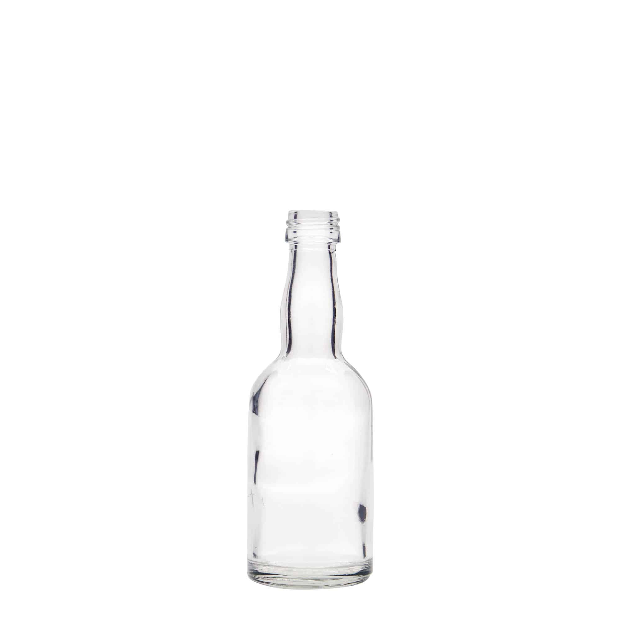 Staklena flaša 50 ml 'Proba', otvor: PP 18