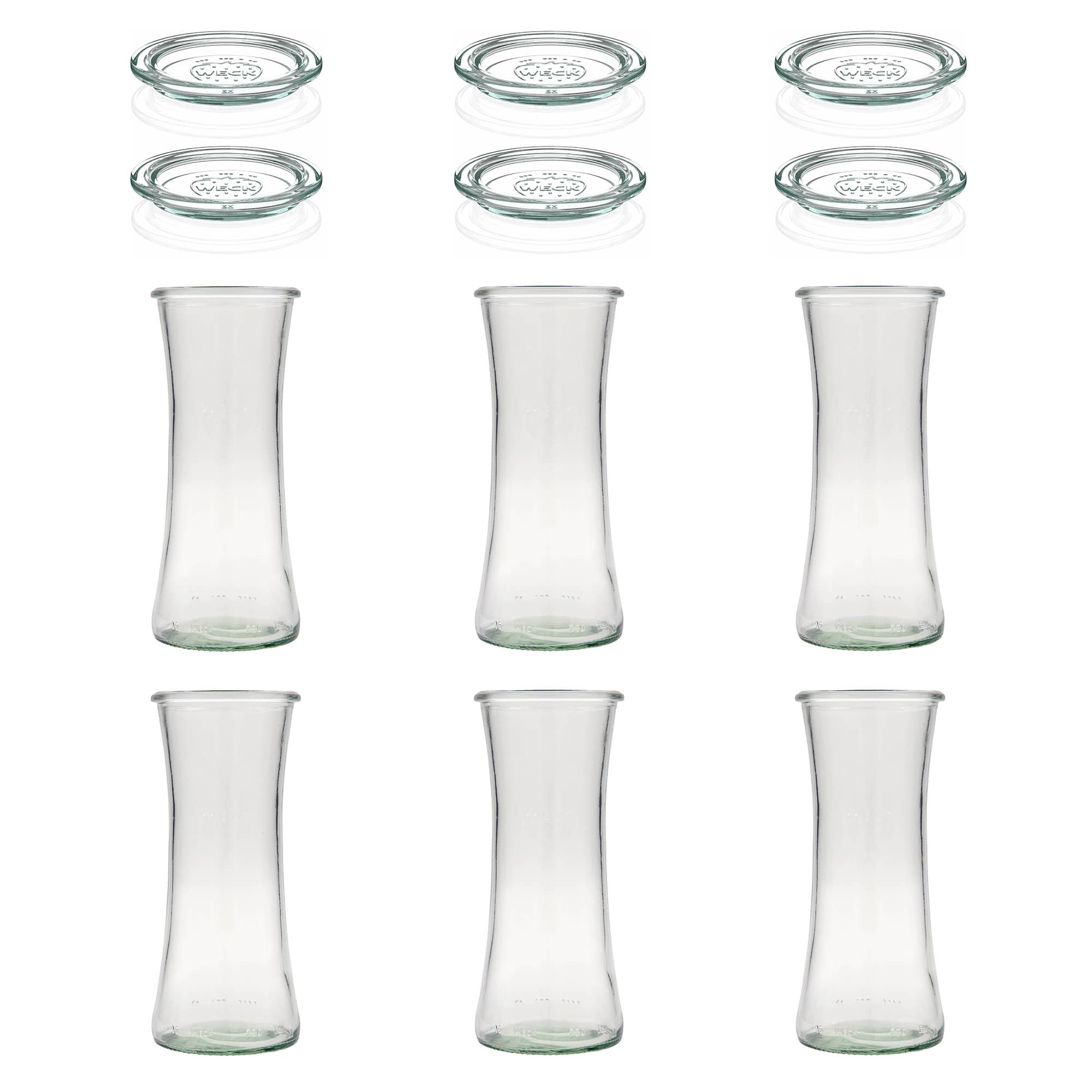 6x 730 ml WECK gurmanska tegla sa staklenim poklopcem RR 80