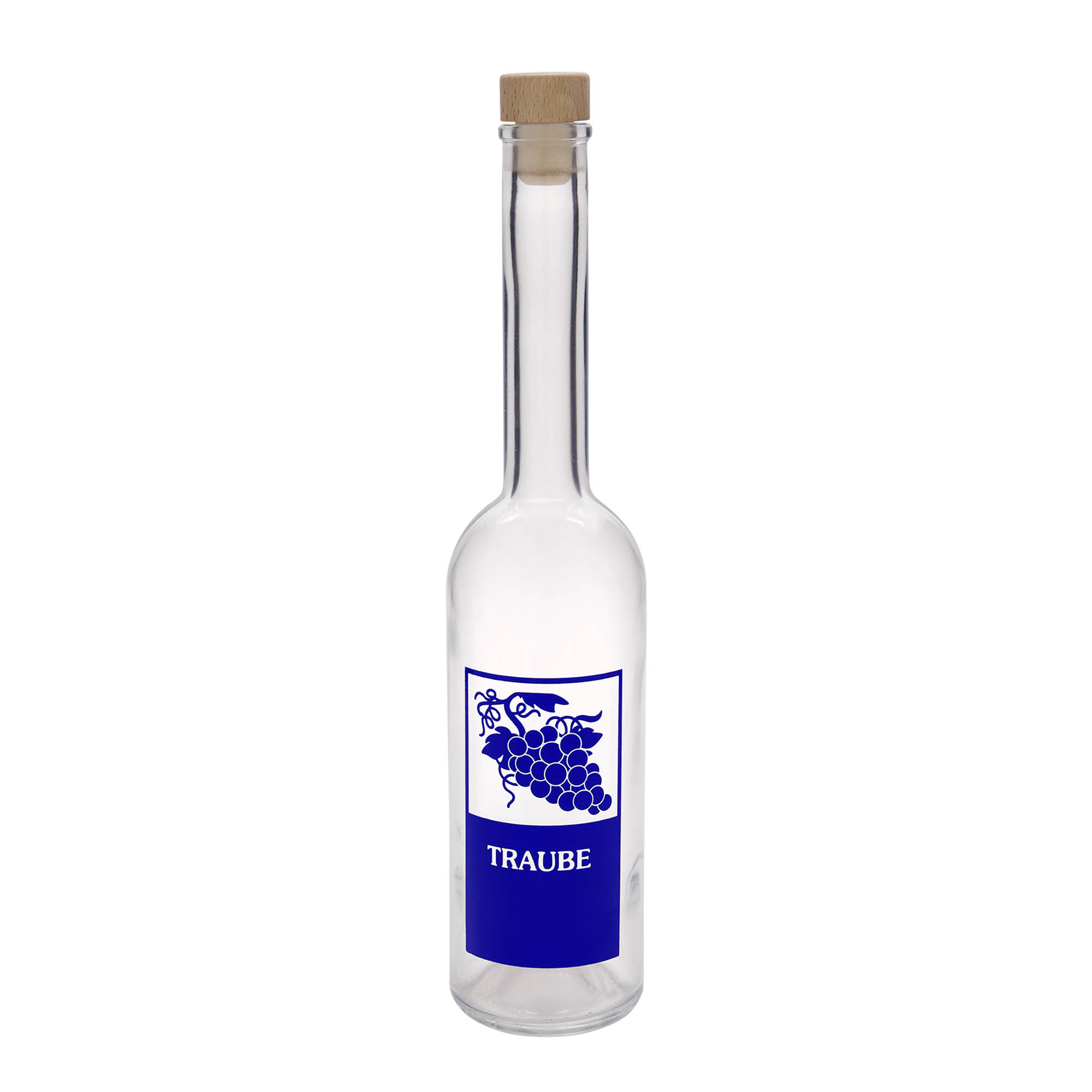 500 ml staklena boca 'Opera', motiv: grozd, grlo: pluta 500 ml staklena boca 'Opera', motiv: grozd, grlo: pluta