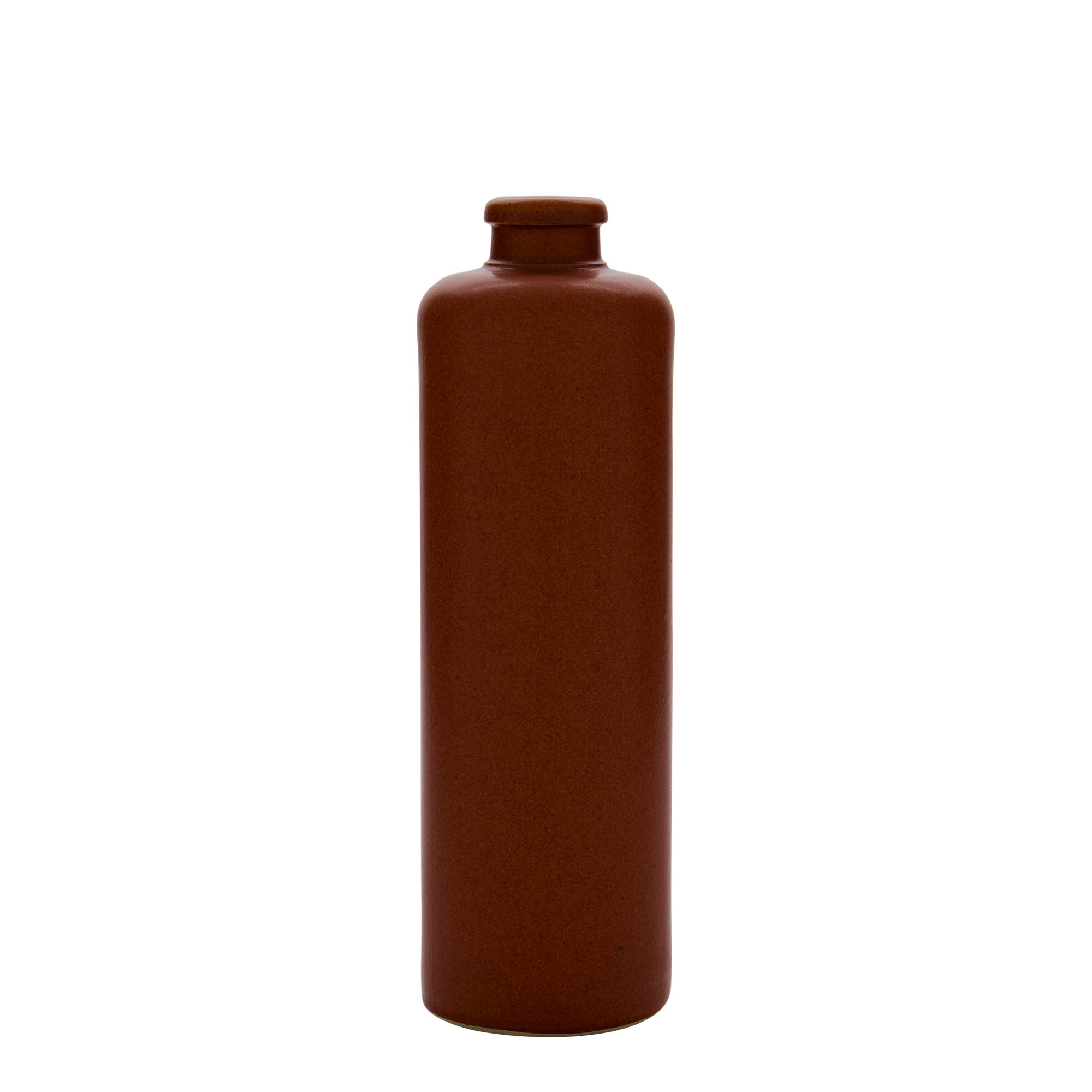 500 ml glineni vrč, kamenina, crveno-smeđi, otvor: čep