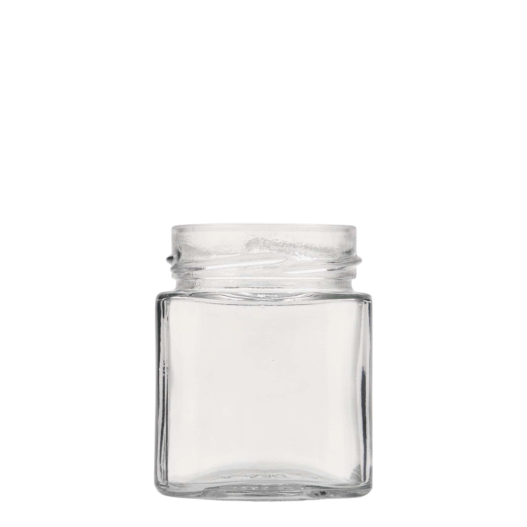 212 ml četvrtasto staklo 'Ikarus', grlo: Deep-Twist-Off (DTO 63)