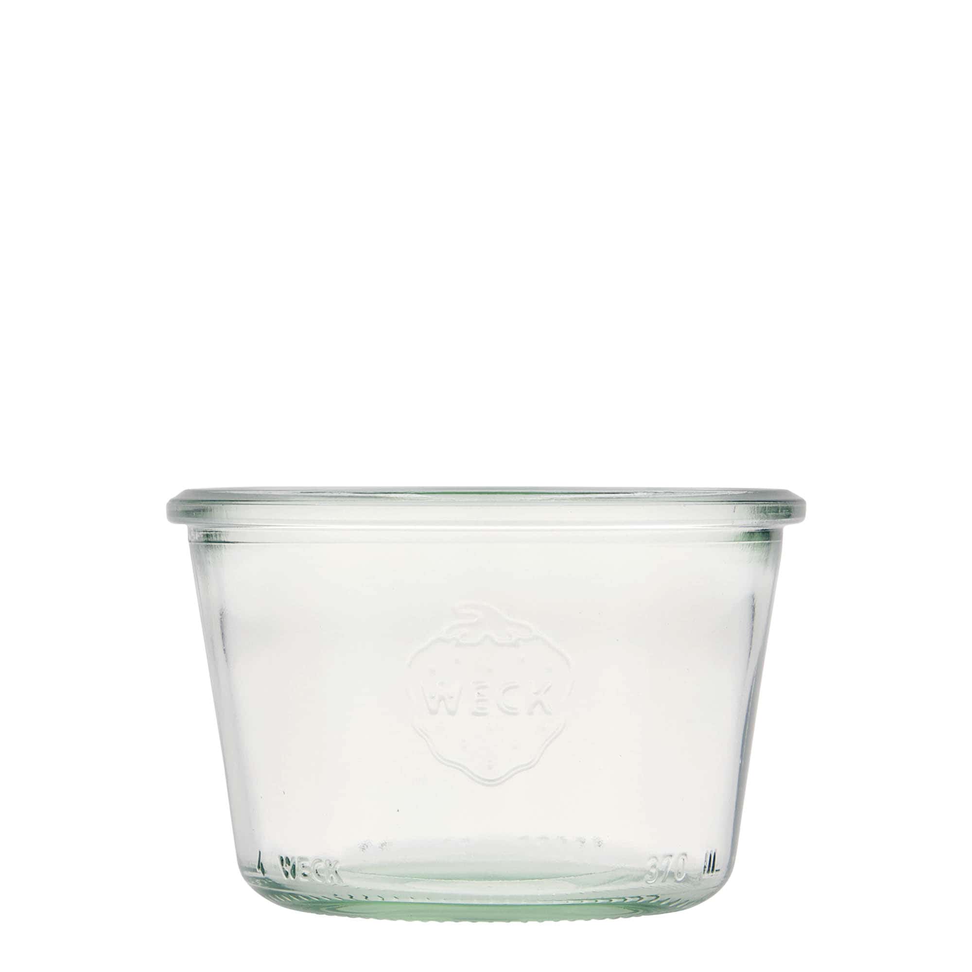 WECK staklenka sa poklopcem 370 ml, otvor: Okrugli rub