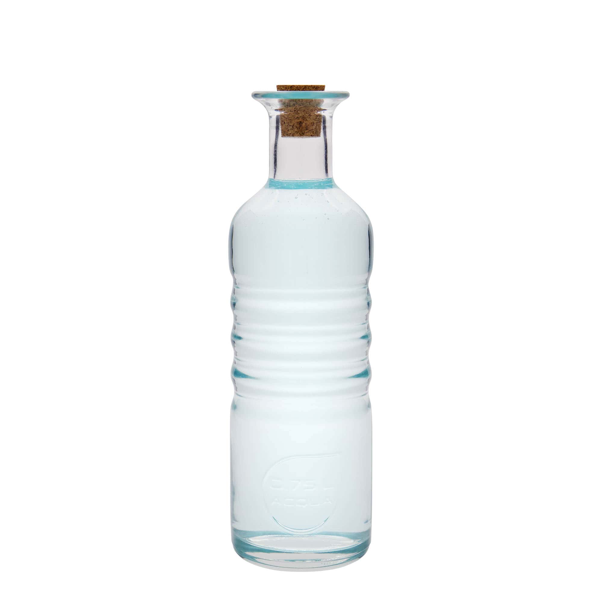 750 ml staklena boca „Optima Acqua“, grlo: pluta