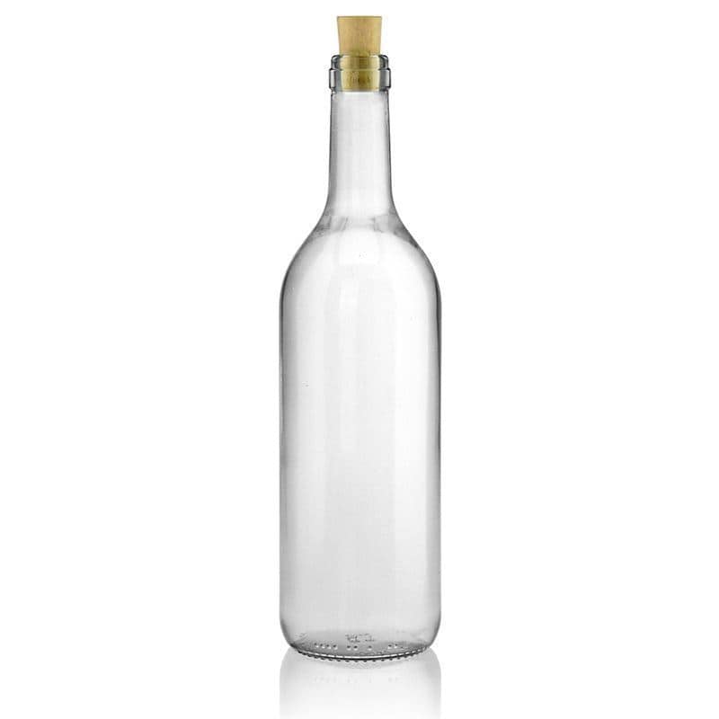 Staklena flaša 750 ml 'Bordeaux', otvor: Pluto Staklena flaša 750 ml 'Bordeaux', otvor: Pluto