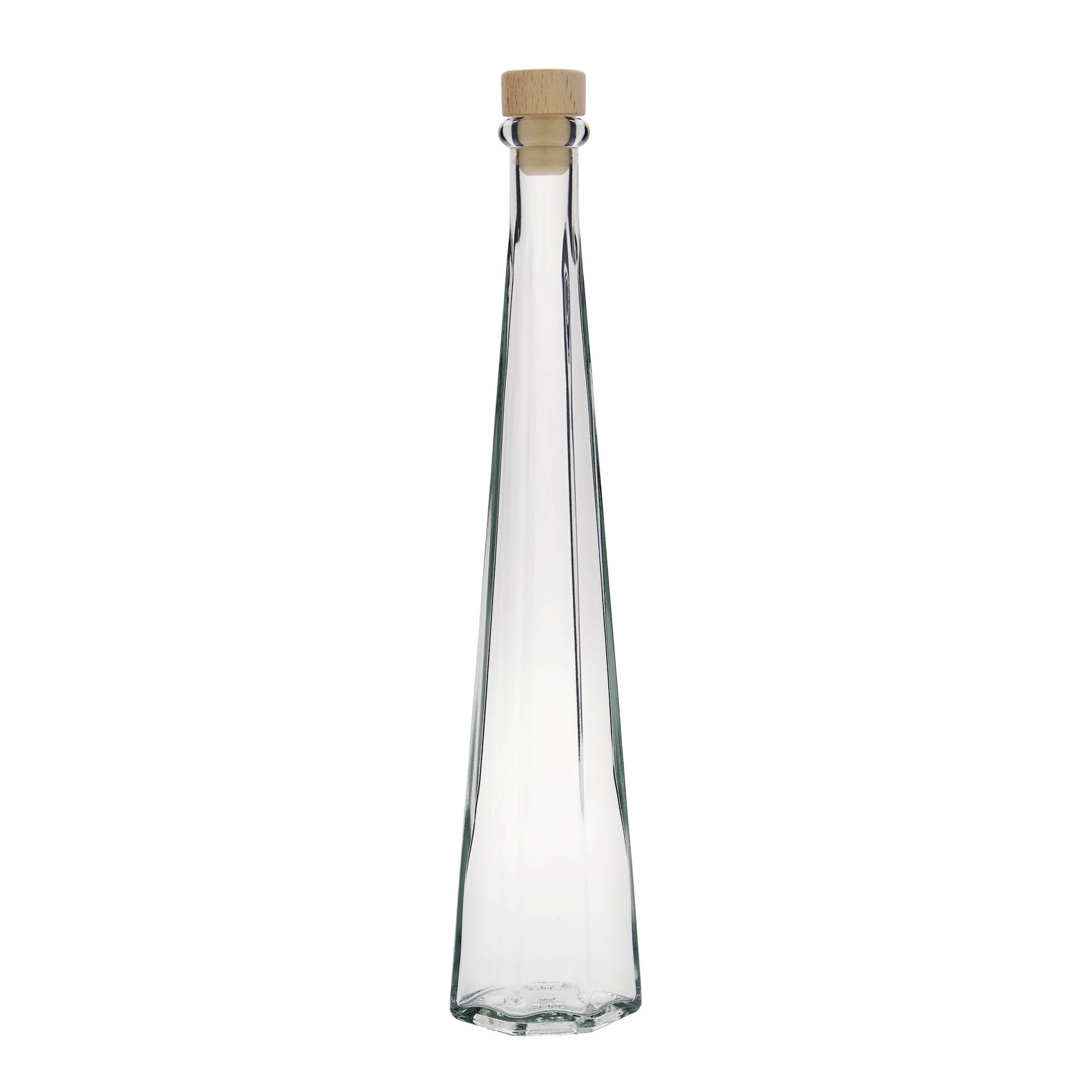 200 ml staklena boca 'Dama Sexta', šesterokutna, otvor: pluta 200 ml staklena boca 'Dama Sexta', šesterokutna, otvor: pluta