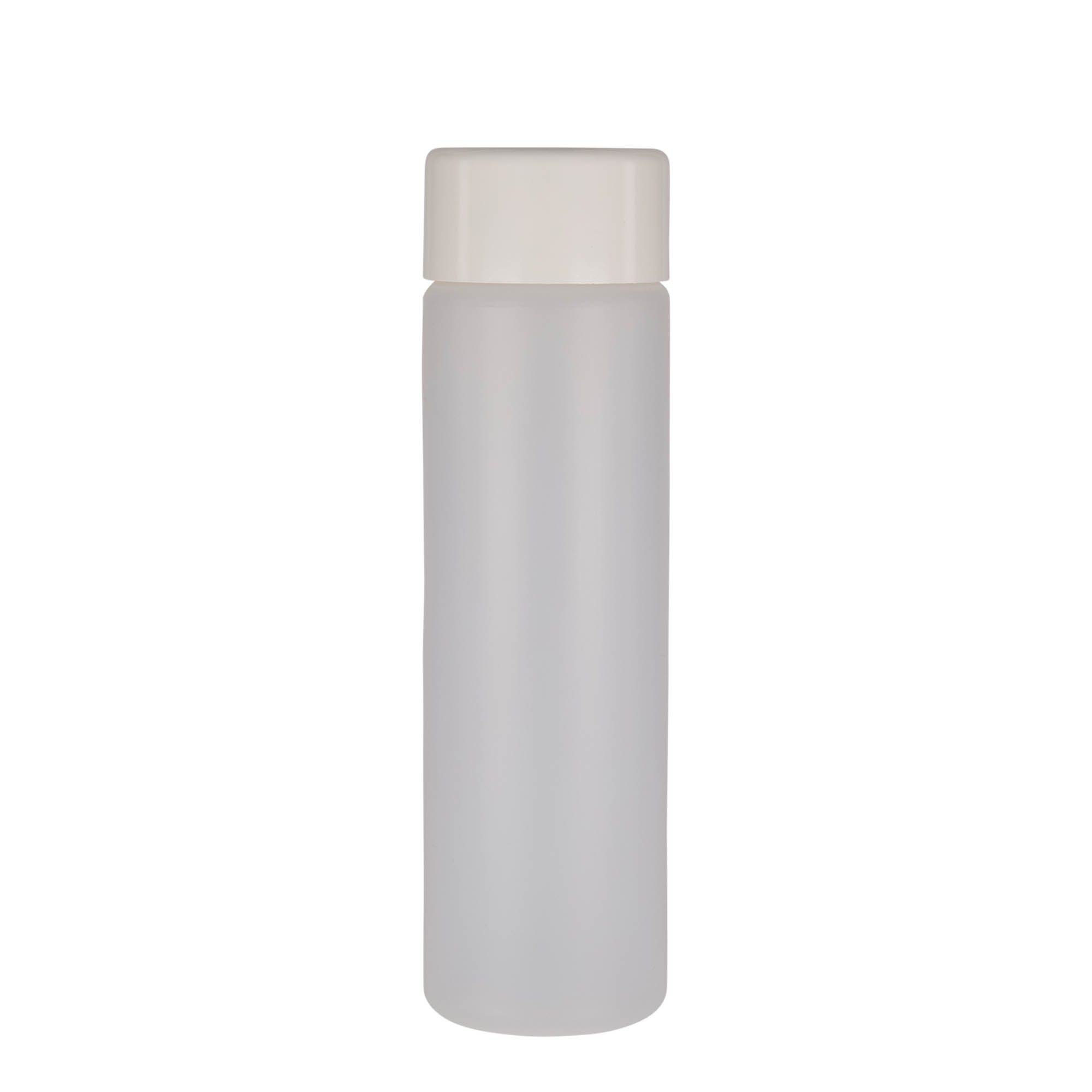 500 ml okrugla boca, PE-plastika, prirodna, otvor: navojni zatvarač
