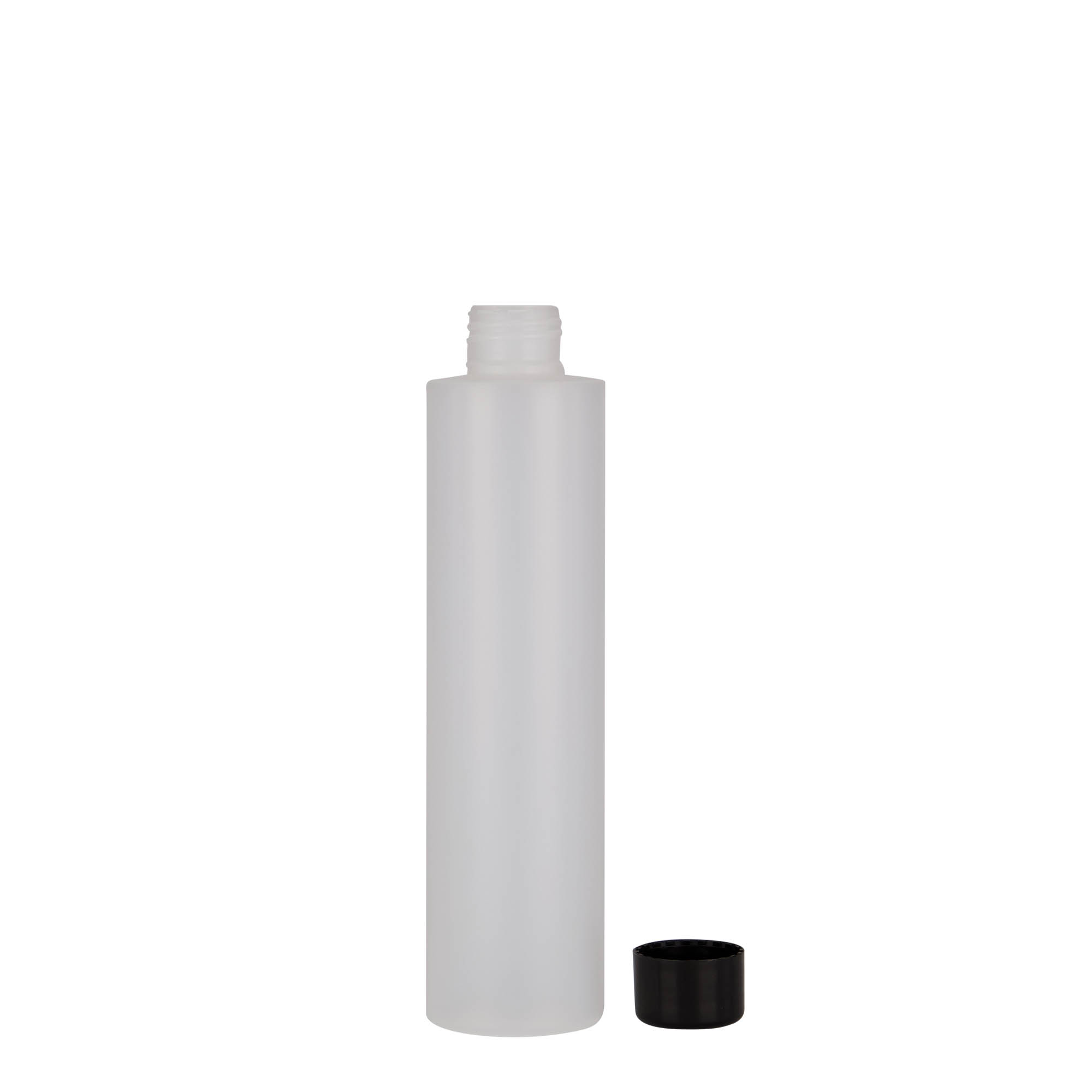 200 ml plastična boca 'Pipe', HDPE, prirodna, grlo: 24/410