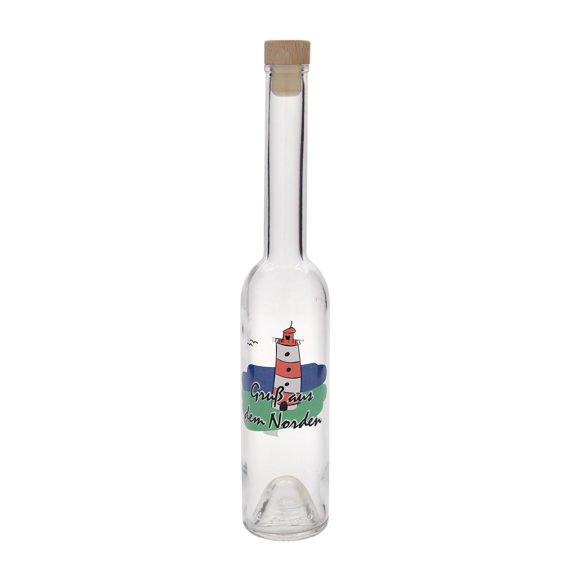 350 ml staklena boca 'Opera', motiv: Sjever, otvor: čep 350 ml staklena boca 'Opera', motiv: Sjever, otvor: čep