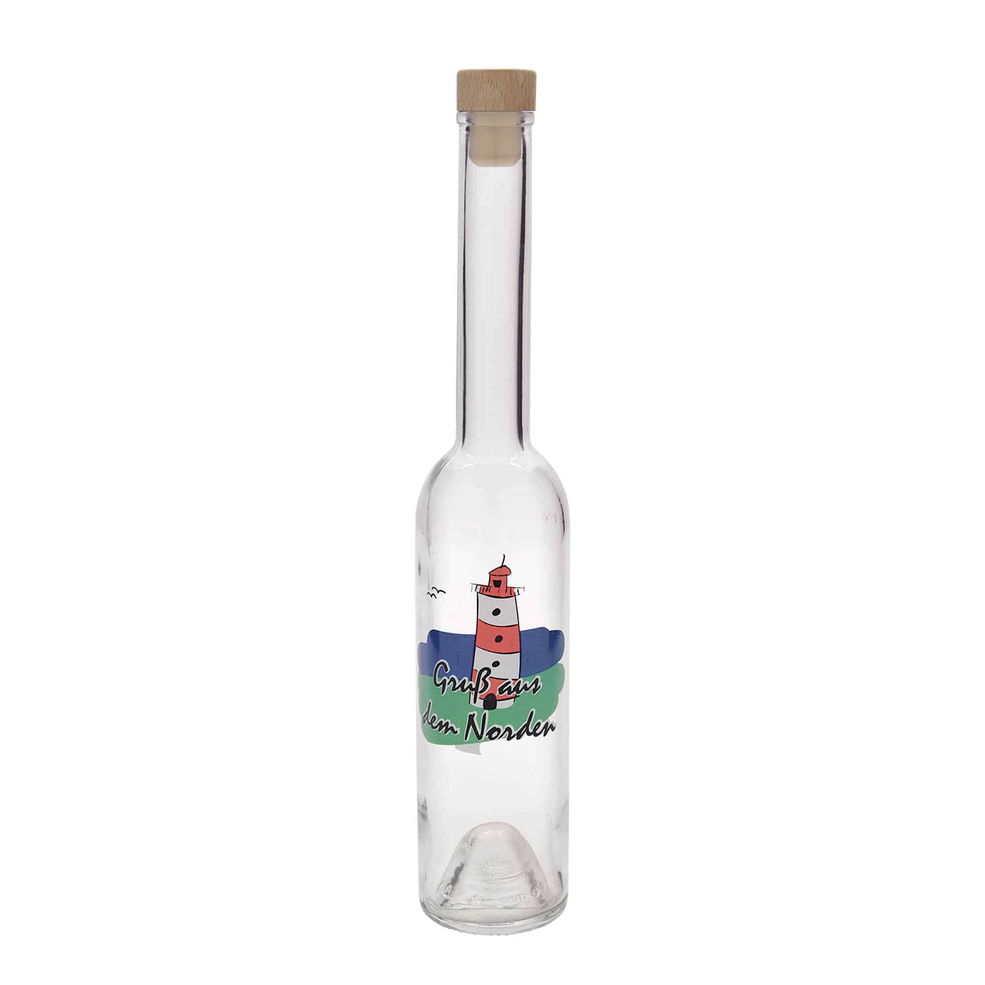 350 ml staklena boca 'Opera', motiv: Sjever, otvor: čep