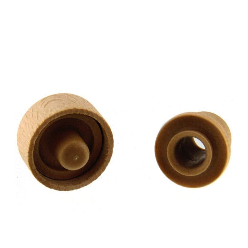 Pluto sa glavom sa otvorom za doziranje 19 mm, plastika-drvo, više boja, za otvor: Pluto