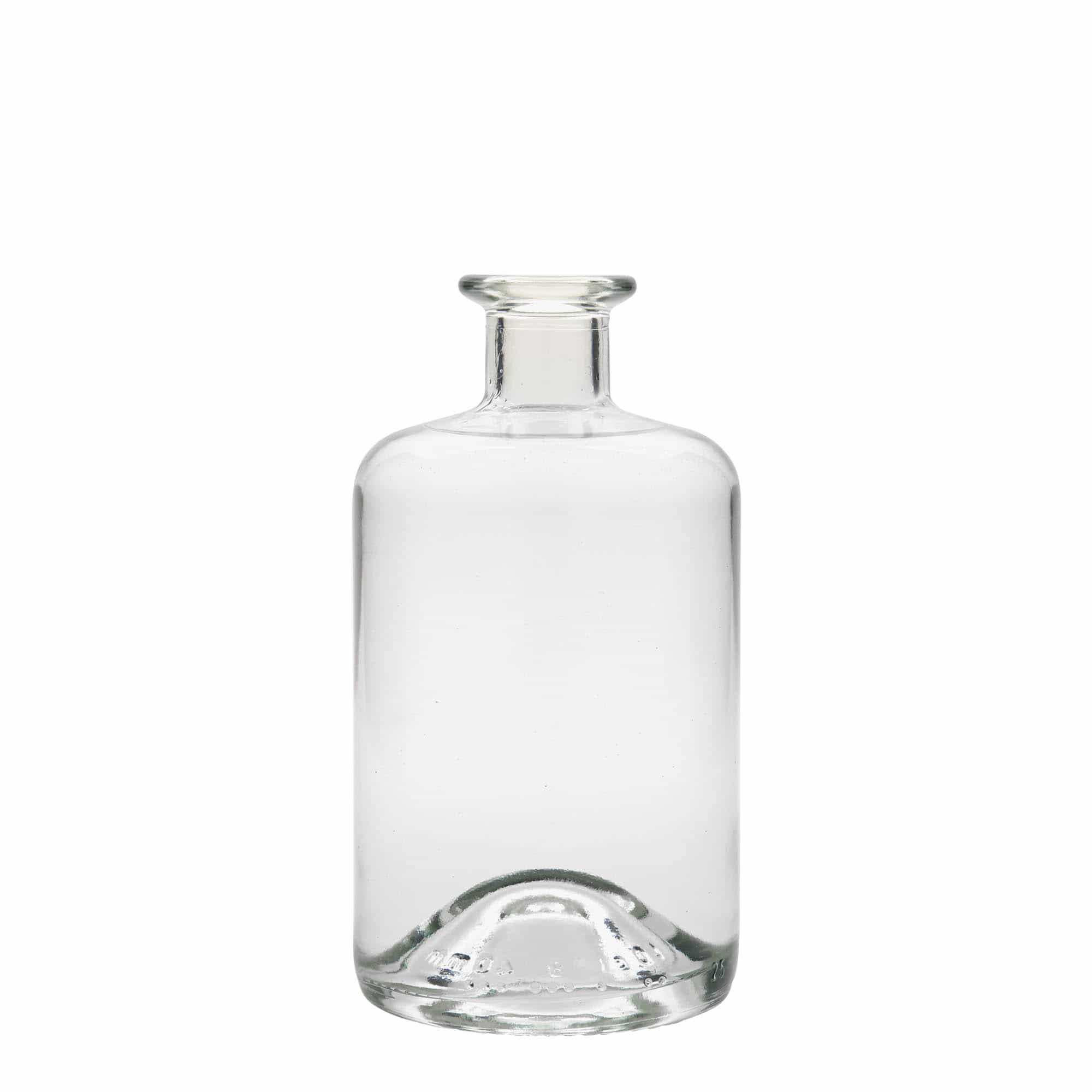 Staklena apotekarska flaša 500 ml, otvor: Pluto