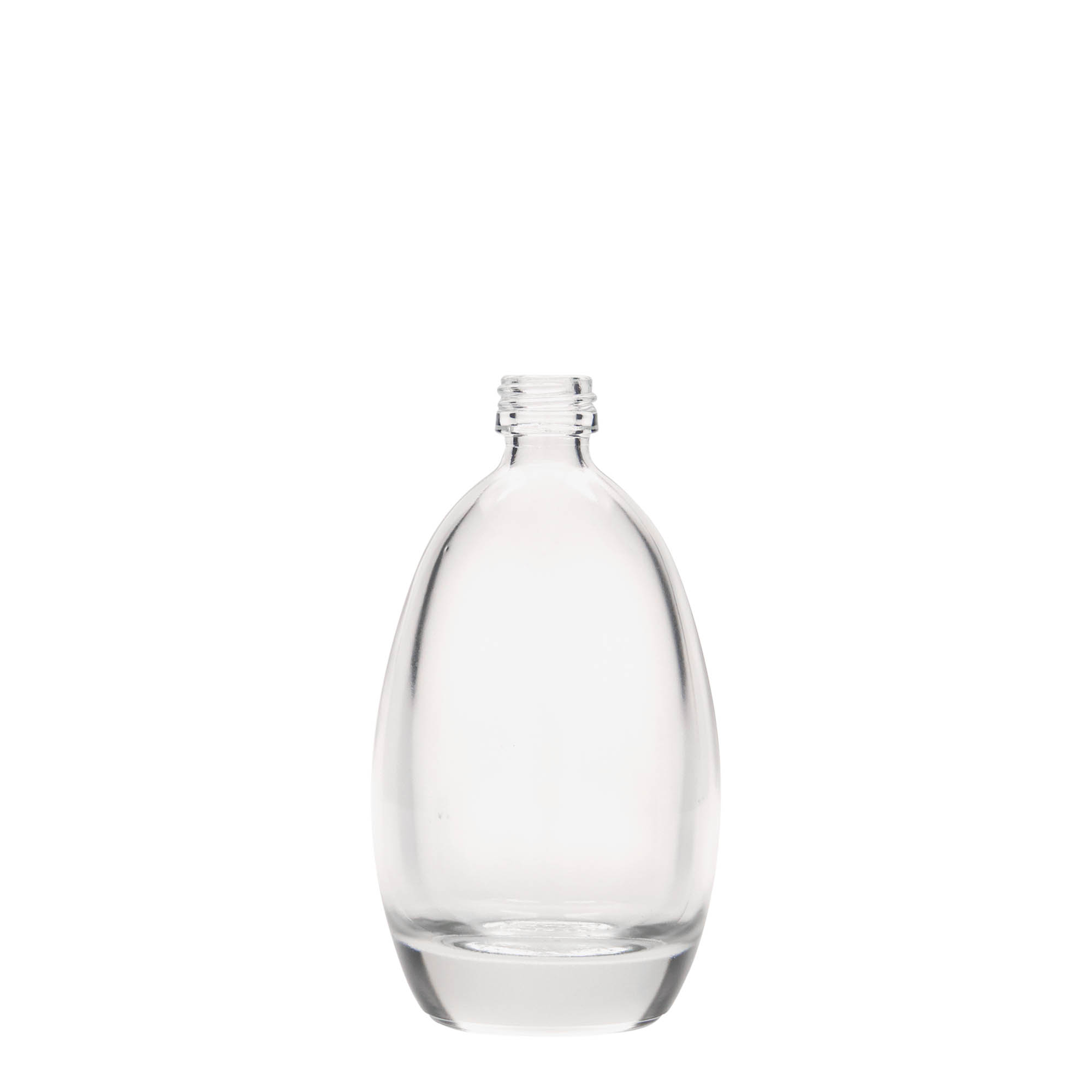 100 ml staklena bočica 'Jaje', grlo: PP 18