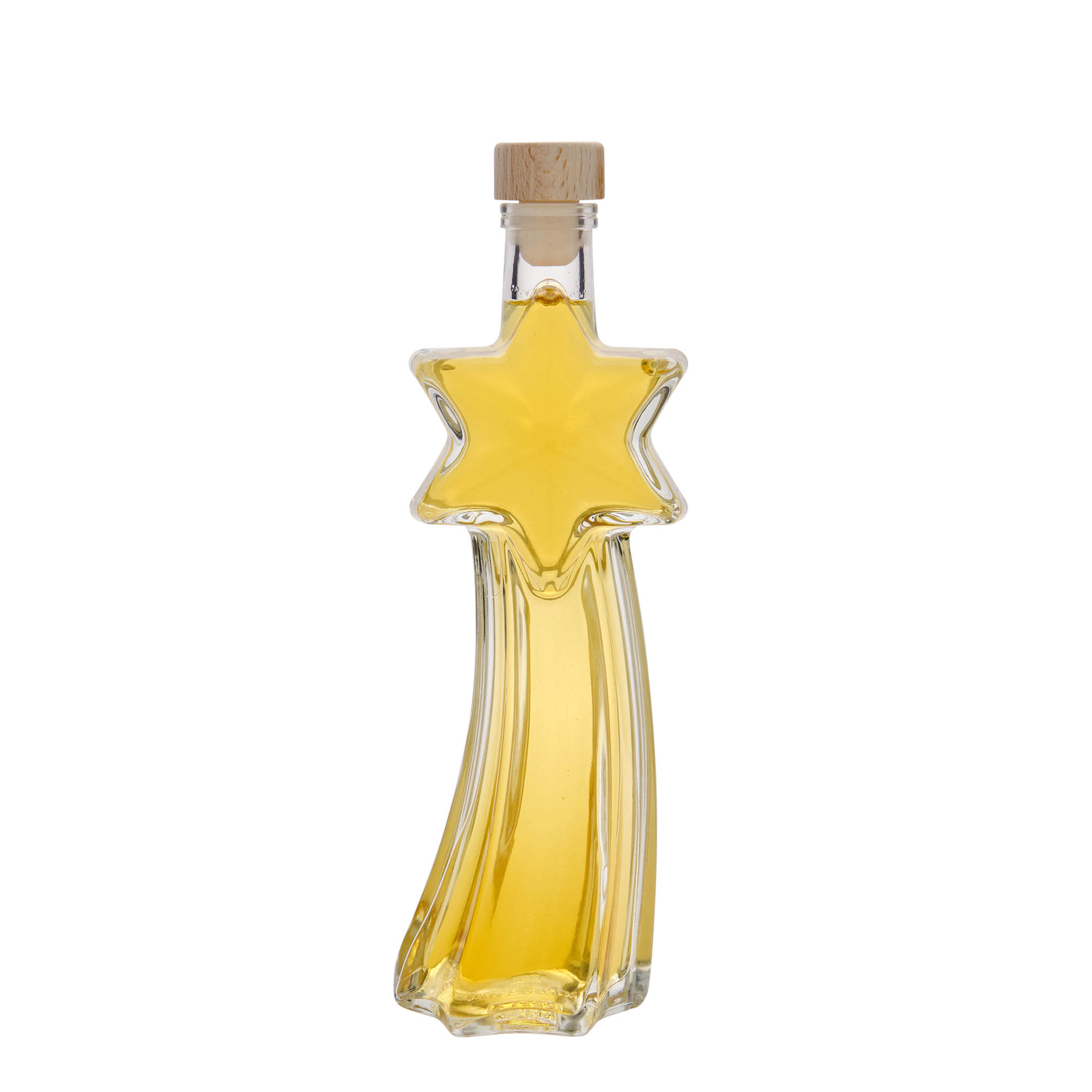 200 ml staklena boca 'Sternschnuppe', otvor: pluta