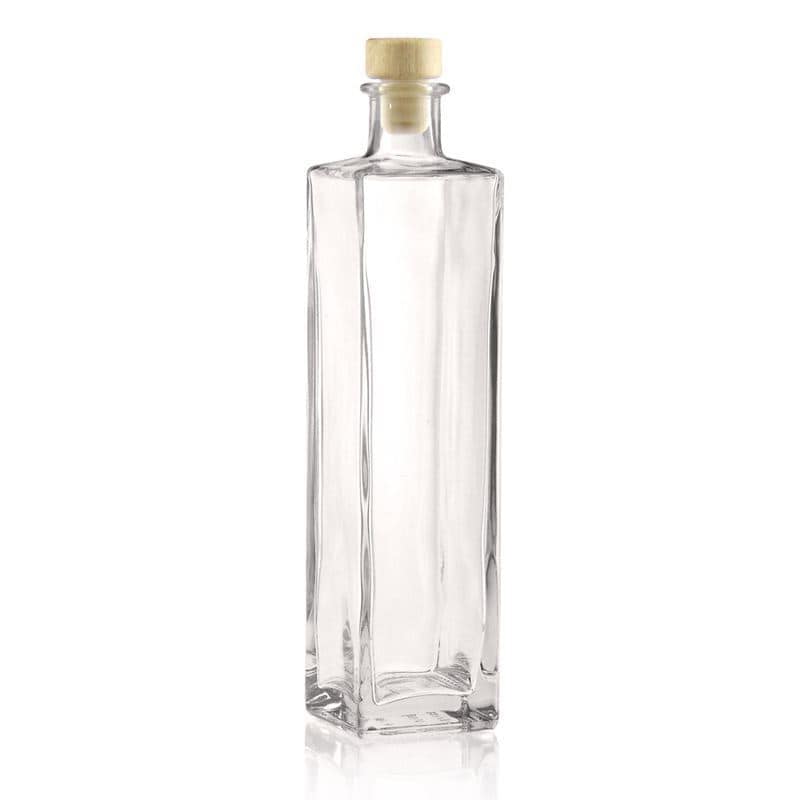 Staklena flaša 500 ml 'Rafaello', kvadratna, otvor: Pluto