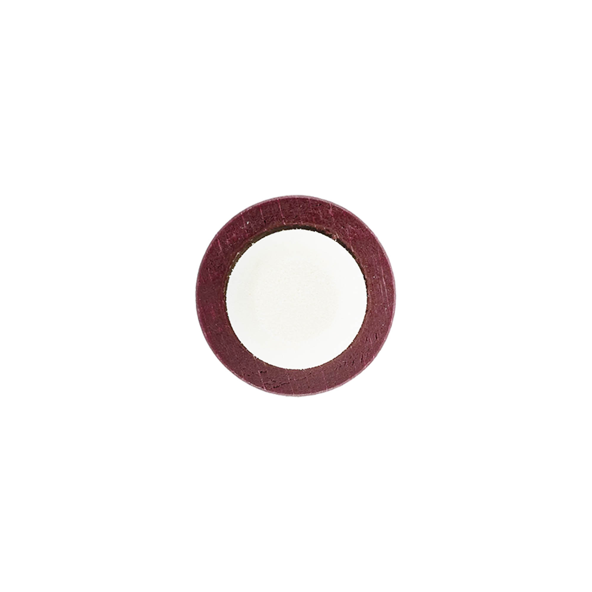 Čep s drškom 19 mm, drvo/plastika, bordo crvena, za otvor: čep