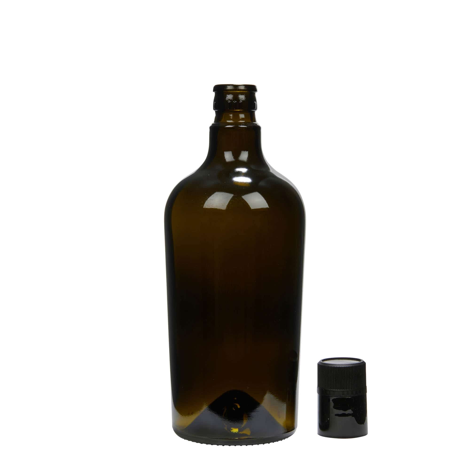 Flaša za sirće/ulje 750 ml 'Oleum', staklo, antikno zelena, otvor: DOP