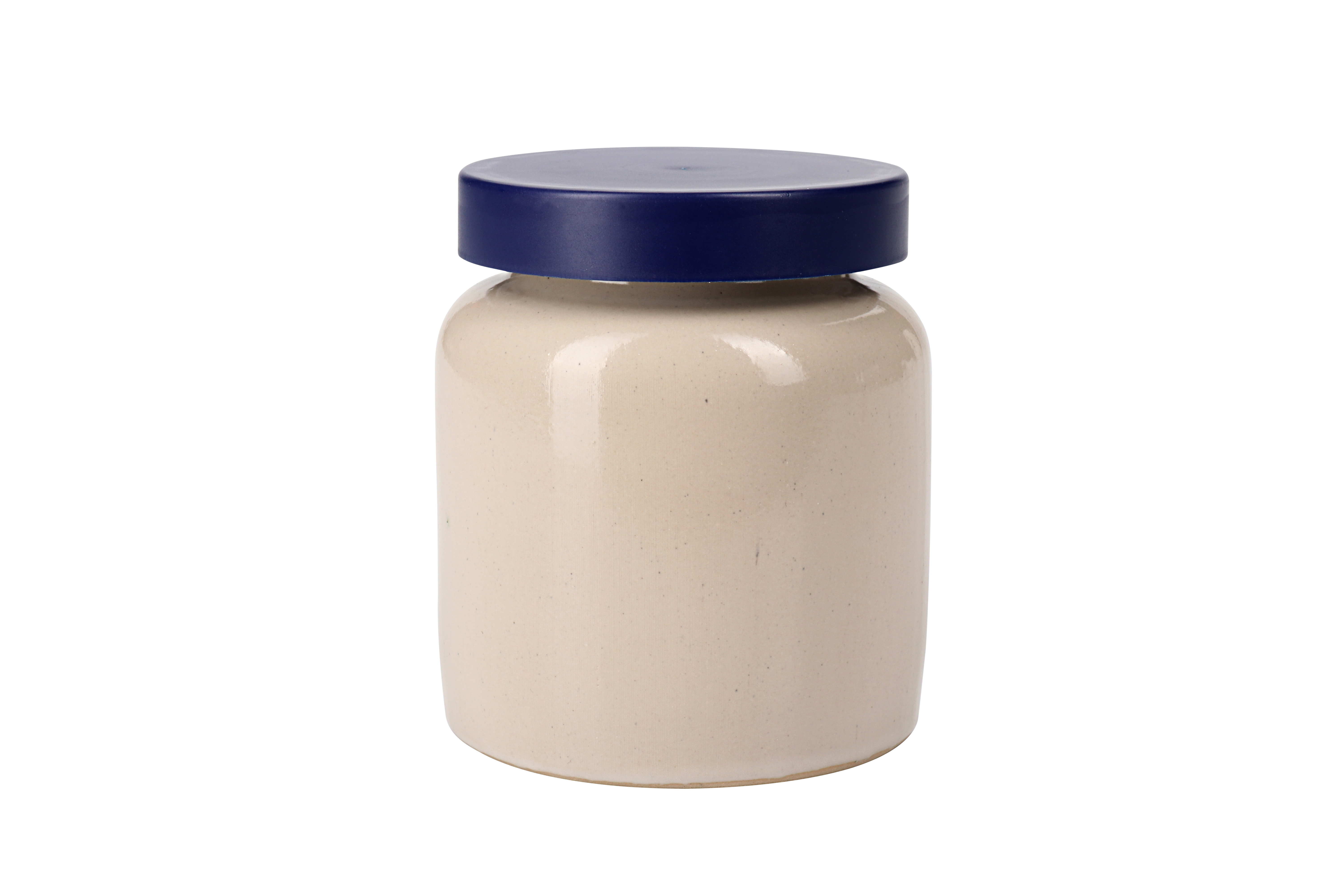 270 ml lonac od kamene keramike, keramika, bež, otvor: poklopac na navrtku