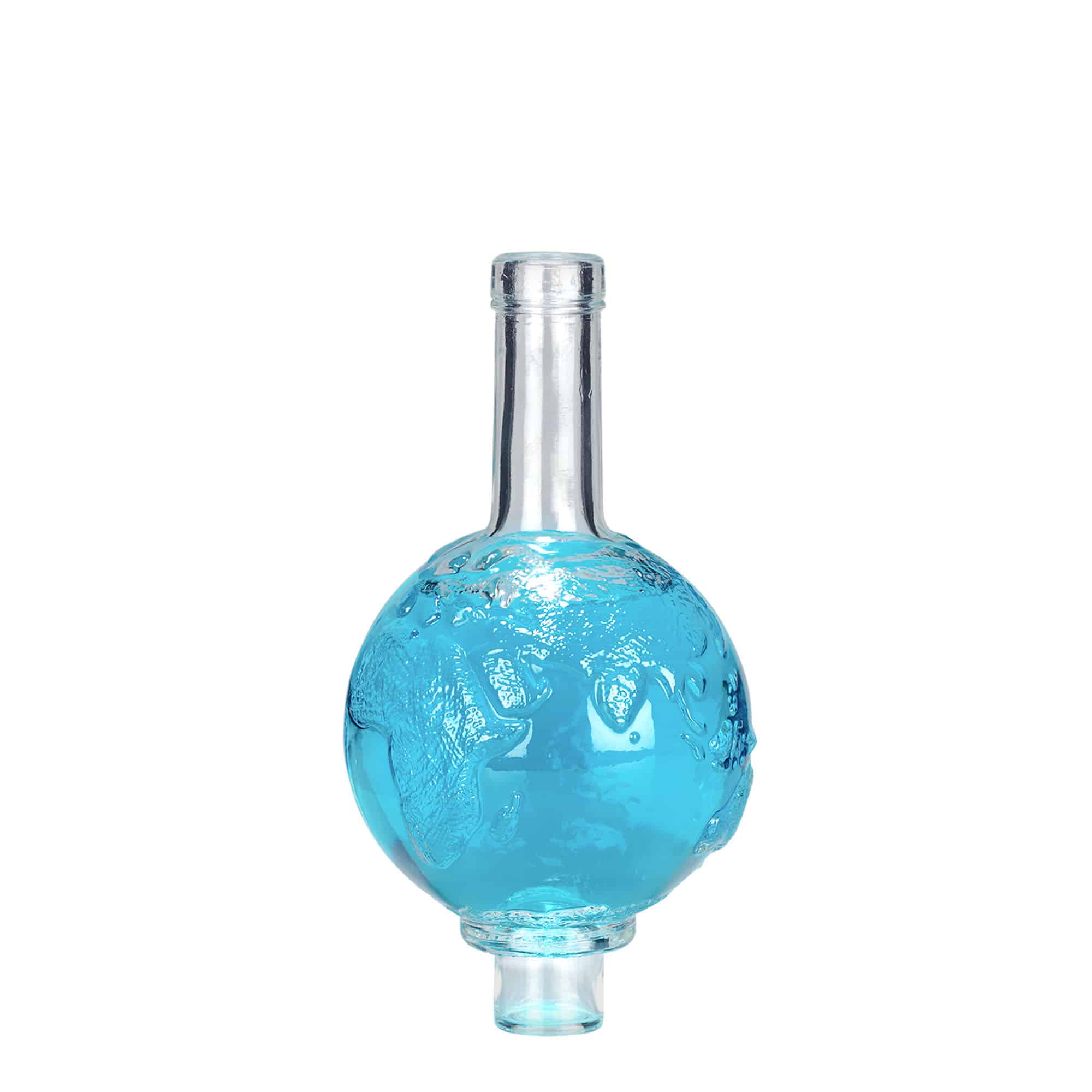500 ml staklena boca 'Globus', otvor: plutani čep