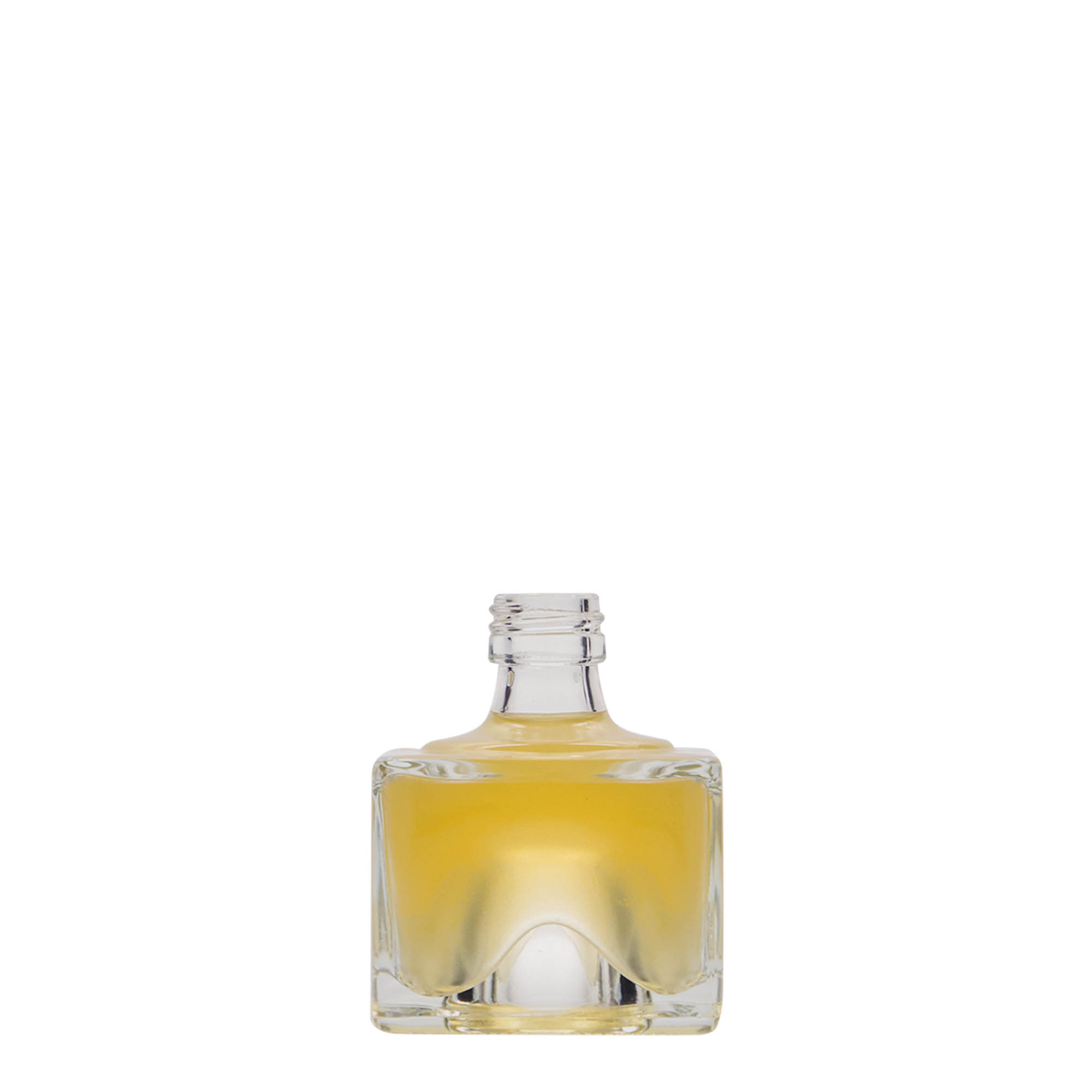 40 ml staklena bočica 'Cocolores', kvadratna, grlo: PP 18