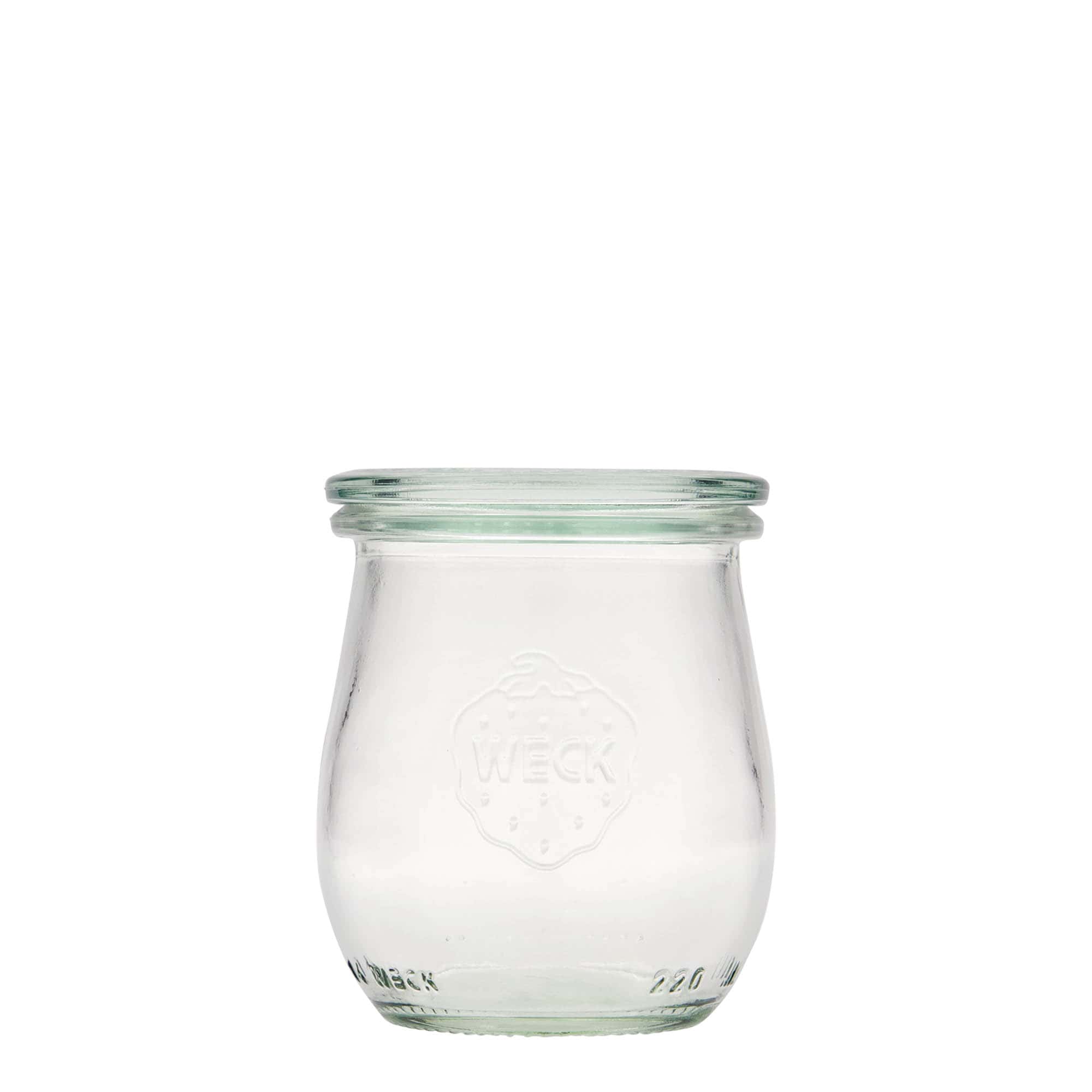 220 ml WECK-Tulipanklasa, otvor: okrugli rub
