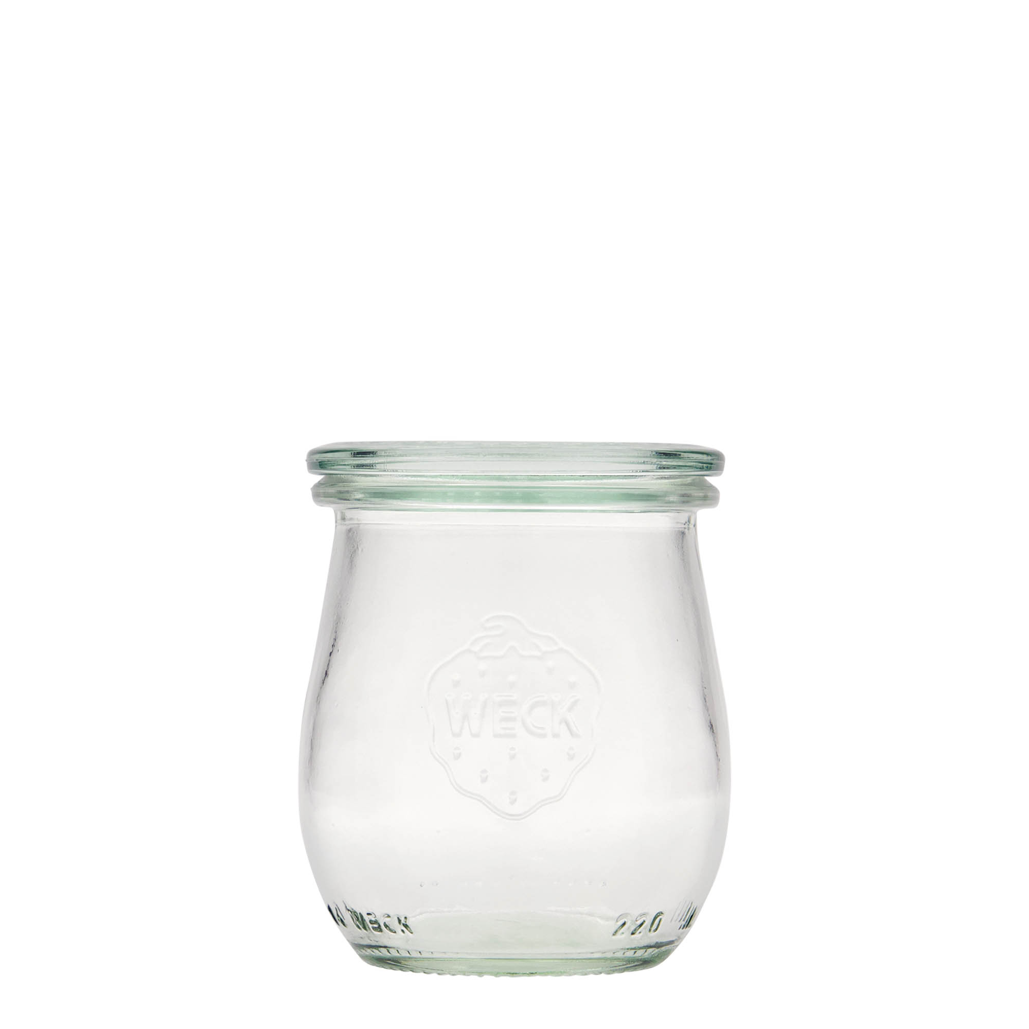 220 ml WECK-Tulipanklasa, otvor: okrugli rub