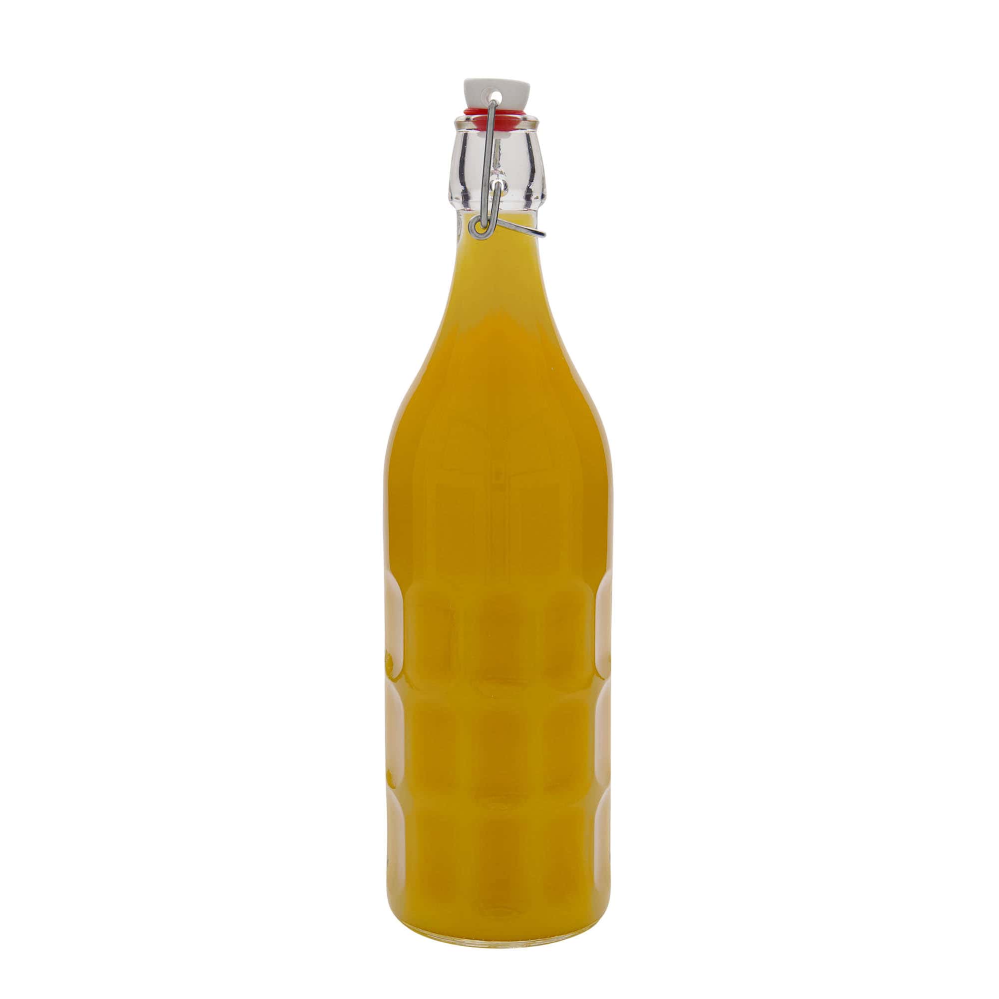 1.000 ml staklena boca Moresca, otvor: zatvarač sa kopčom