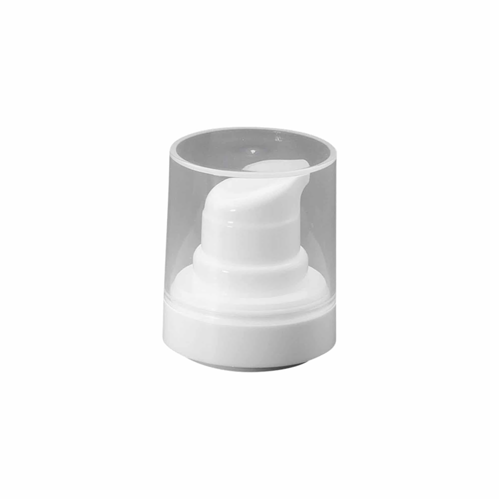 Pumpa za dispenzer bez zraka 'Micro', PP plastika, bijela Pumpa za dispenzer bez zraka 'Micro', PP plastika, bijela