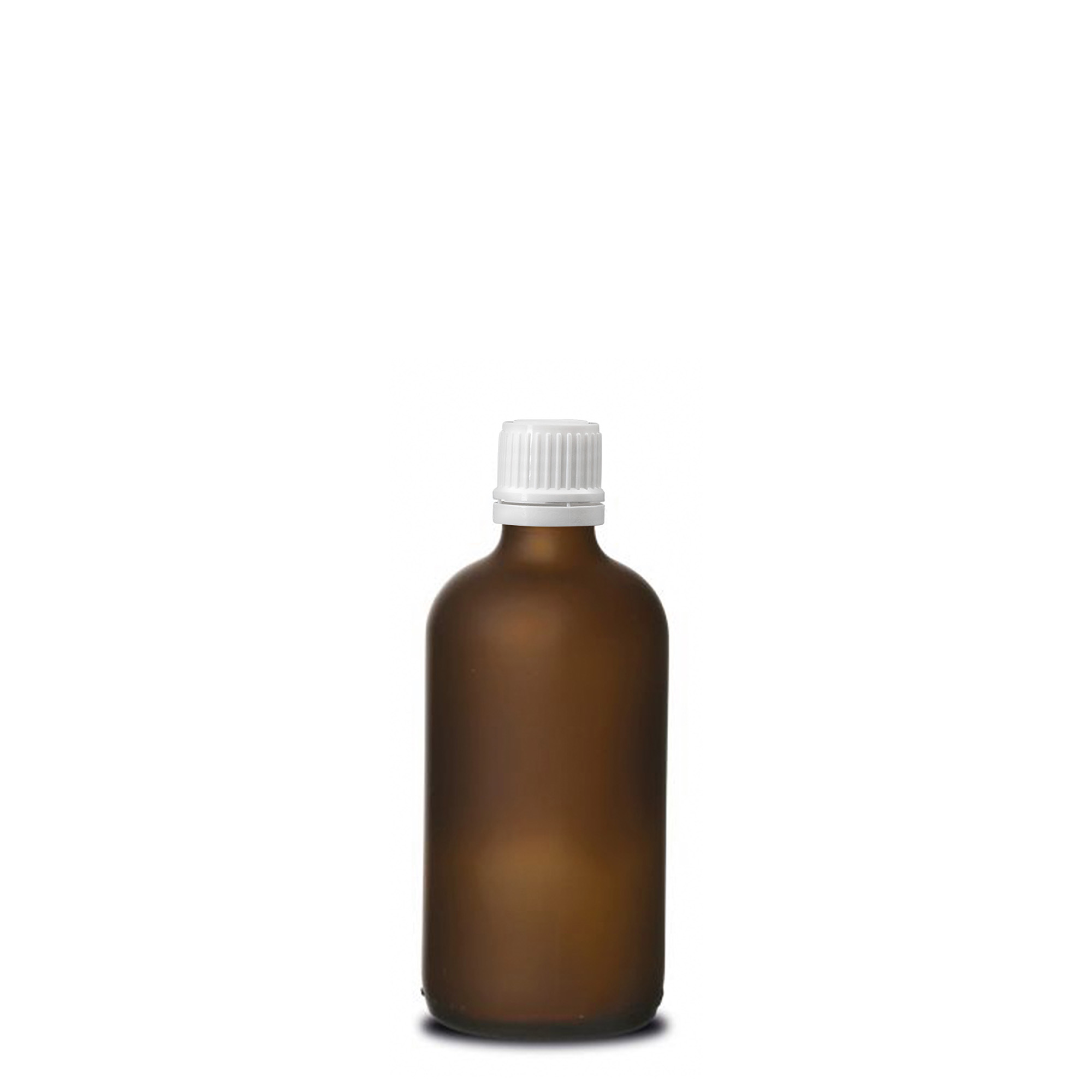 100 ml medicinska bočica, staklo, smeđa matirana, grlo: DIN 18