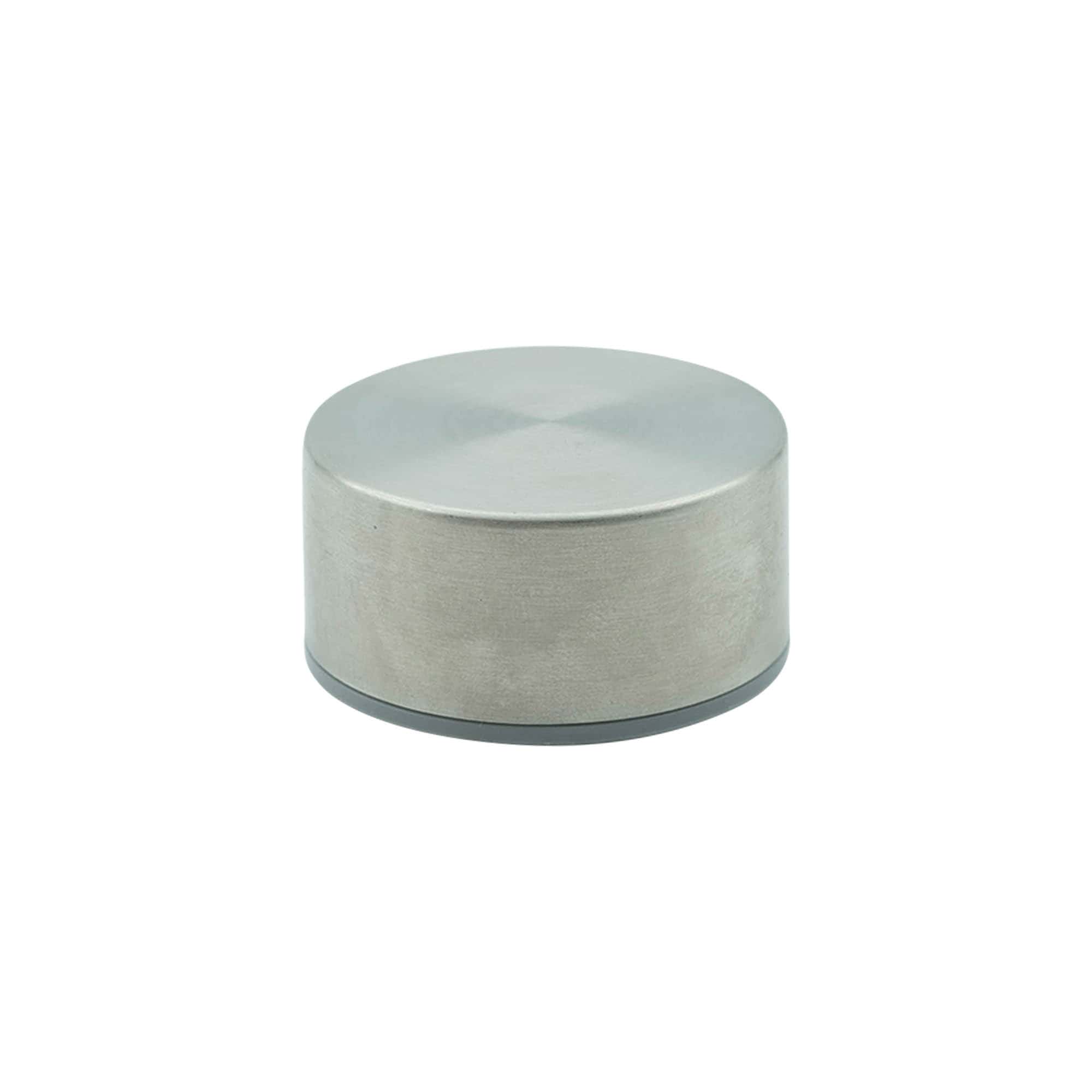 Zakrivljeni poklopac 'Perseus', metalni, srebrni