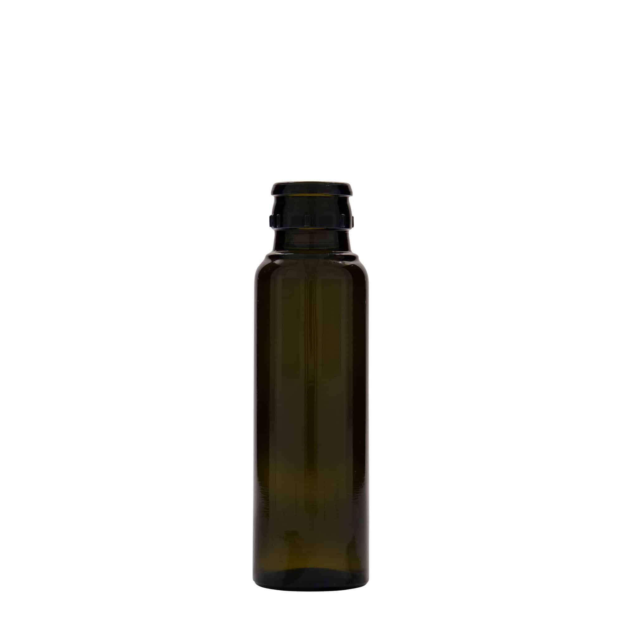 Flaša za sirće/ulje 100 ml 'Willy New', staklo, antikno zelena, otvor: DOP