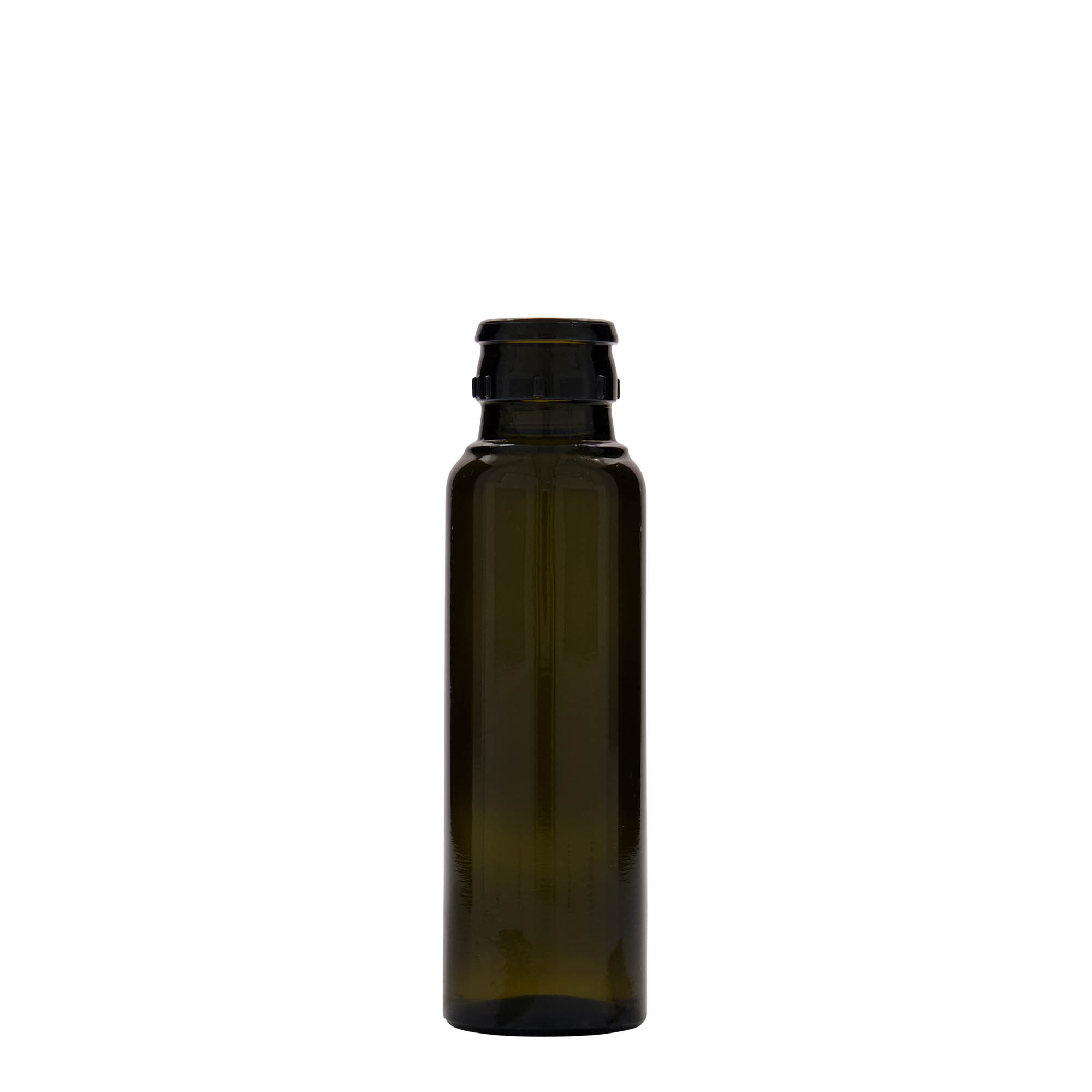 Flaša za sirće/ulje 100 ml 'Willy New', staklo, antikno zelena, otvor: DOP