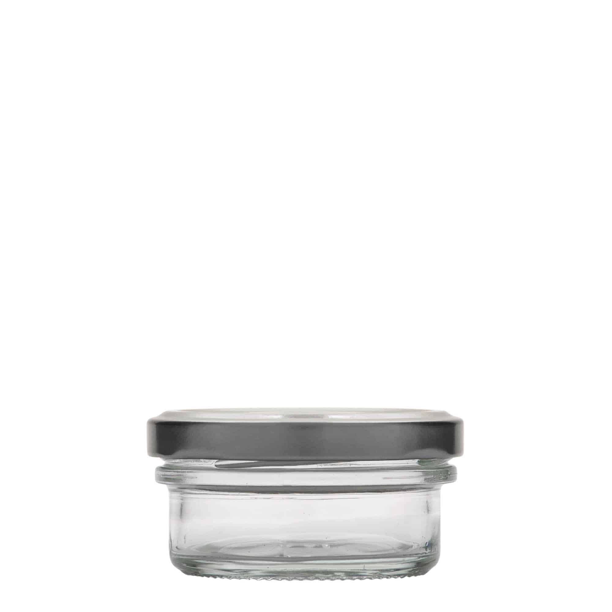 Ravna staklenka sa poklopcem 65 ml, otvor: Twist-Off (TO 66)