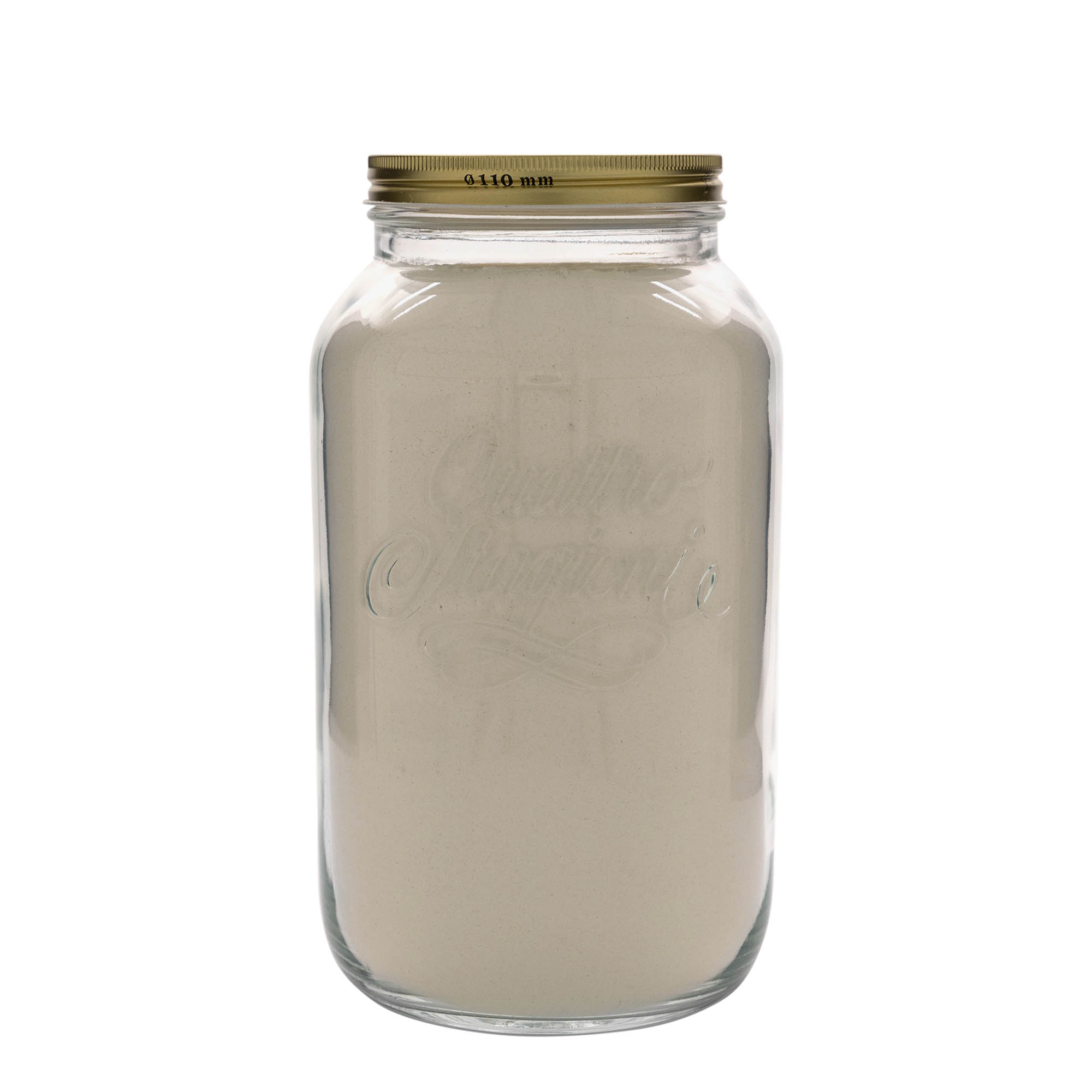 3.800 ml staklena tegla 'Quattro Stagioni', otvor: navojni poklopac