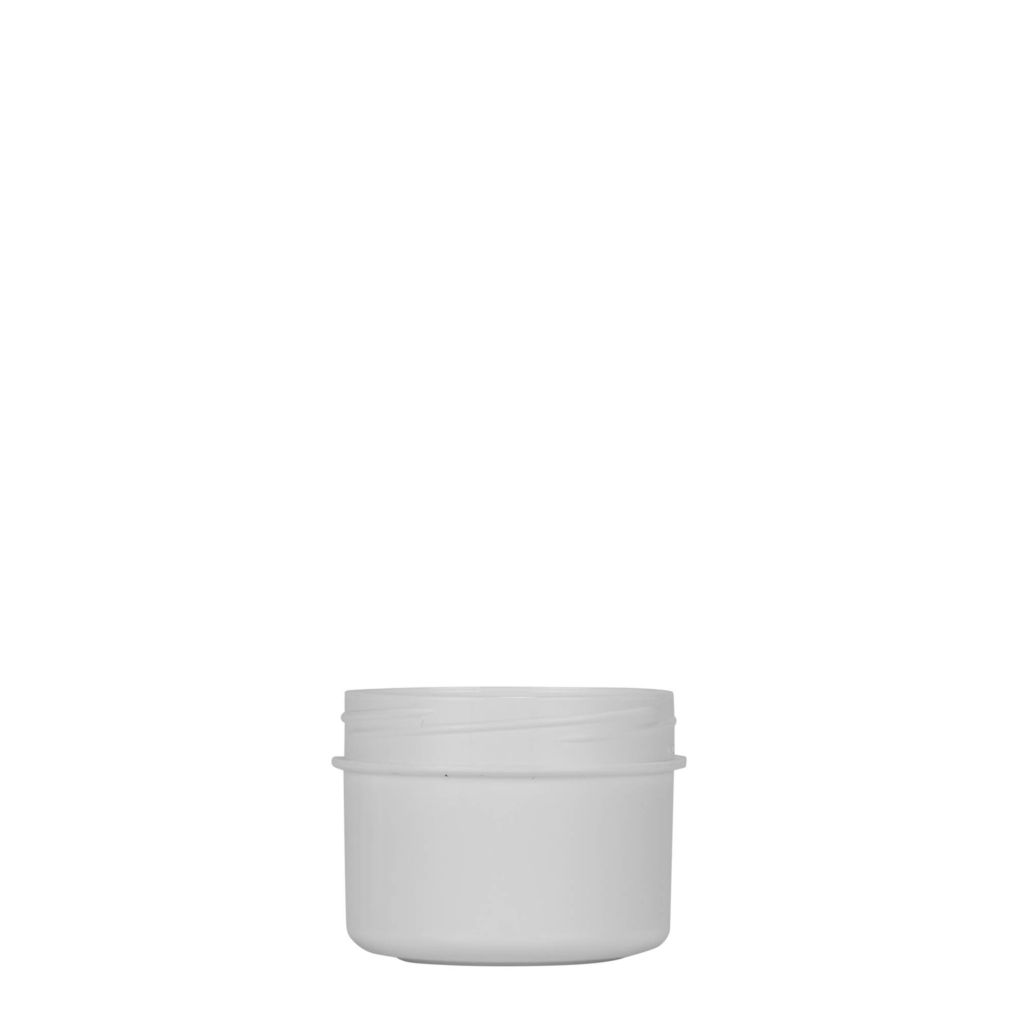 35 ml plastična posuda 'White Line', PP, bijela, otvor: navojni poklopac