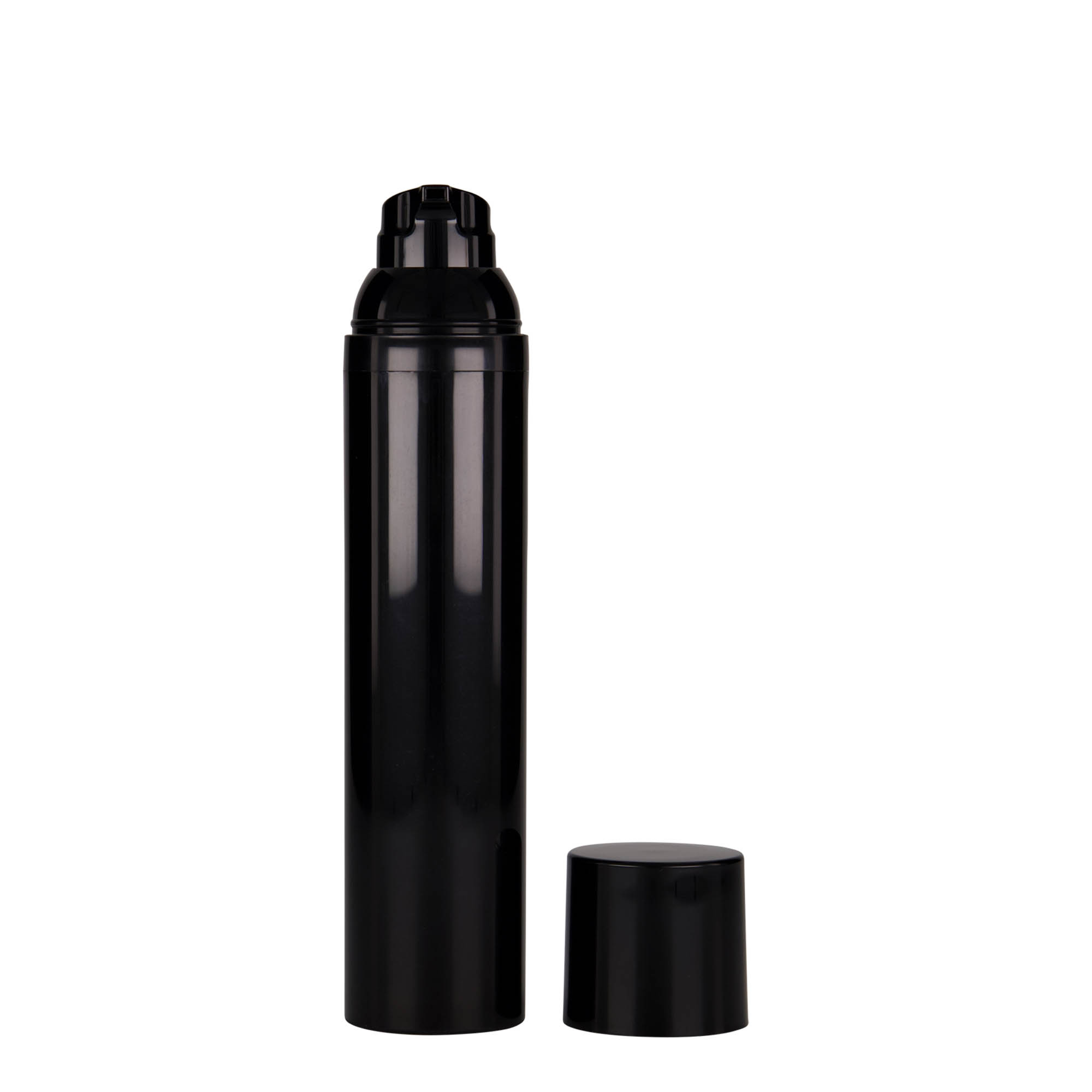 100 ml Airless dozer 'Mezzo', PP-plastika, crni