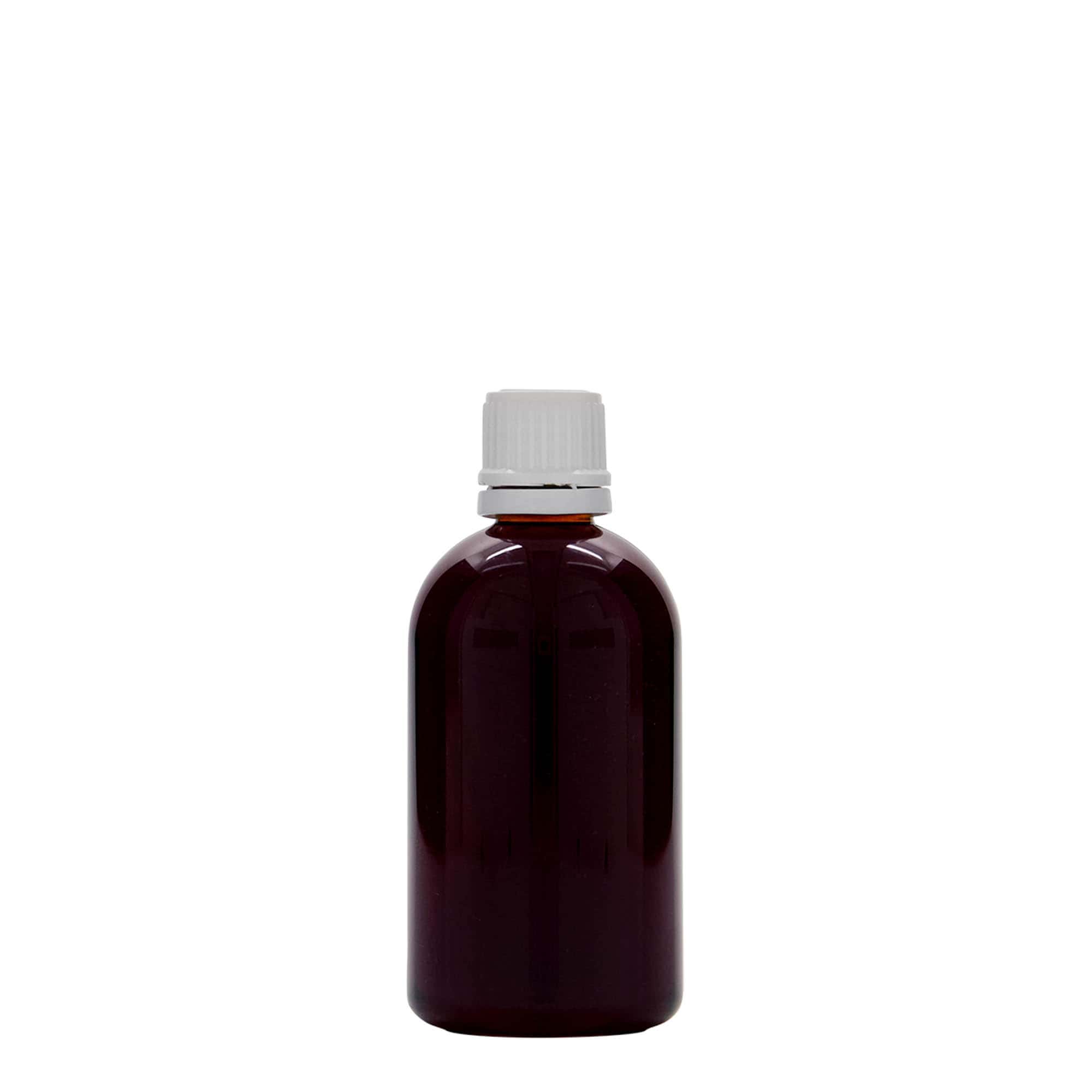 100 ml PET-medicinska boca 'Easy Living', plastika, grlo: DIN 18