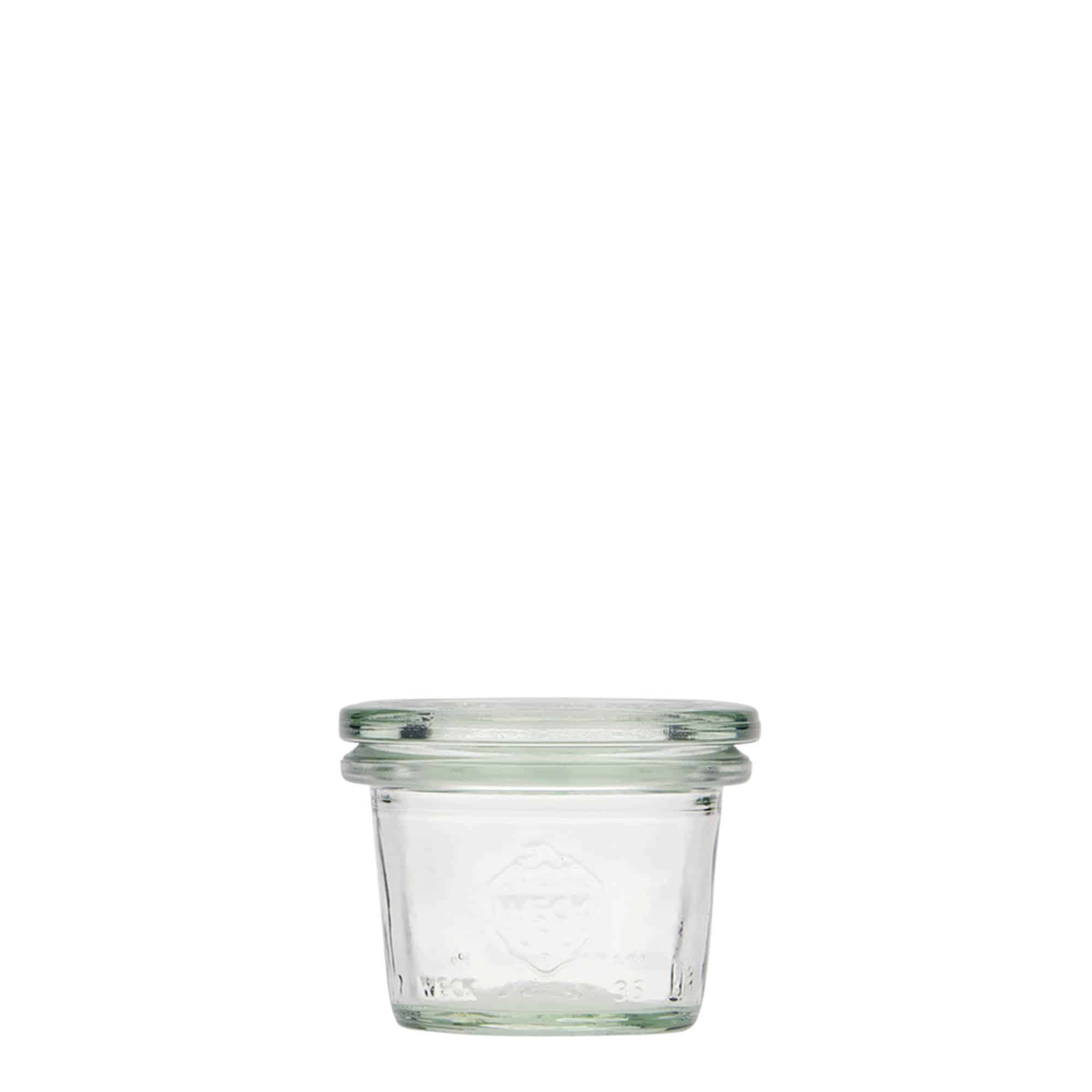WECK staklenka sa poklopcem 35 ml, otvor: Okrugli rub WECK staklenka sa poklopcem 35 ml, otvor: Okrugli rub