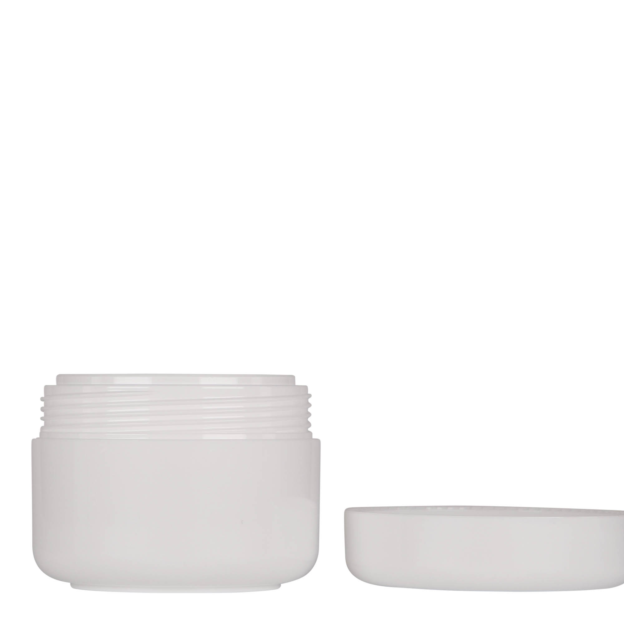 100 ml plastična posuda 'Bianca', PP, bijela, otvor: navojni poklopac 100 ml plastična posuda 'Bianca', PP, bijela, otvor: navojni poklopac