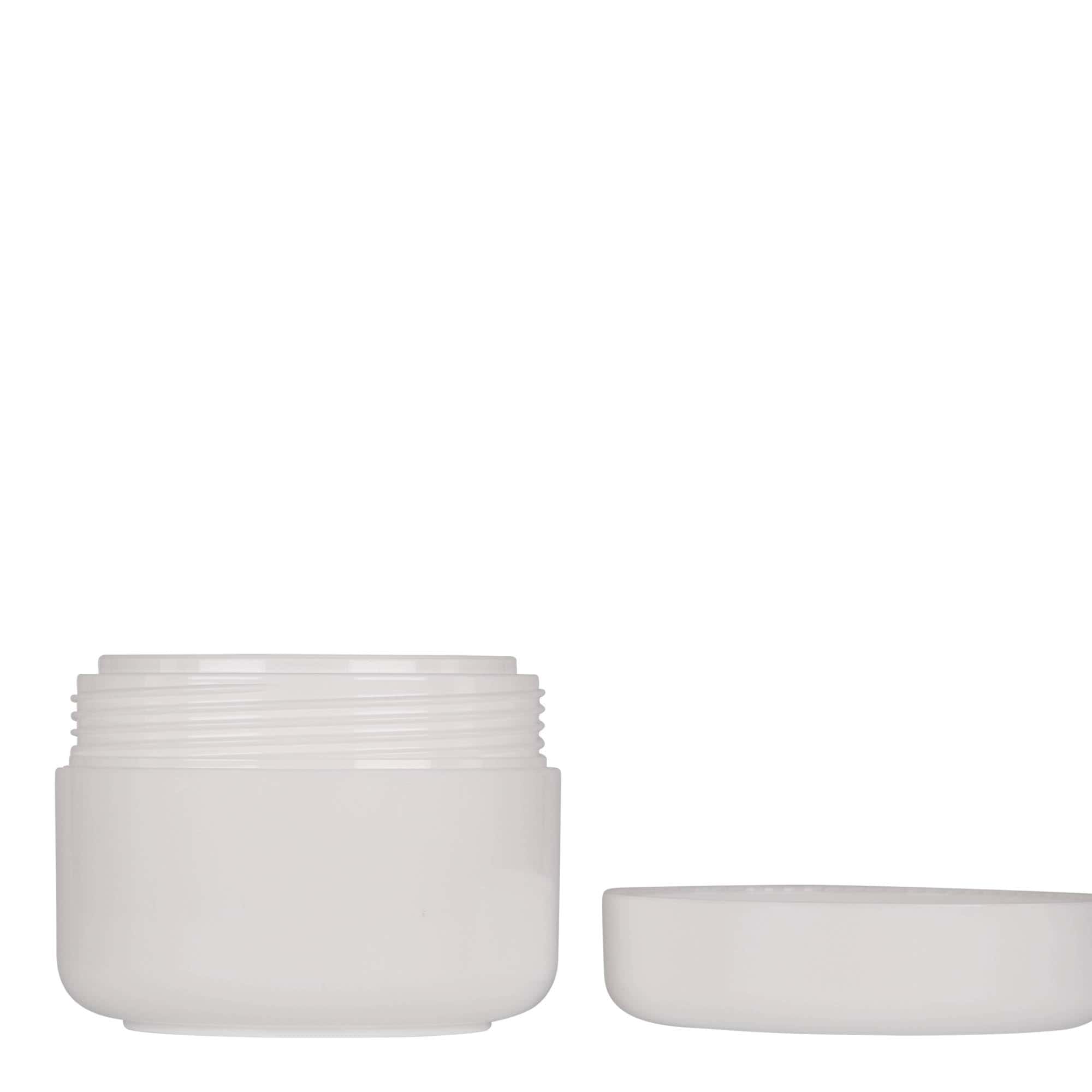 100 ml plastična posuda „Bianca“, PP, bijela, otvor: navojni poklopac