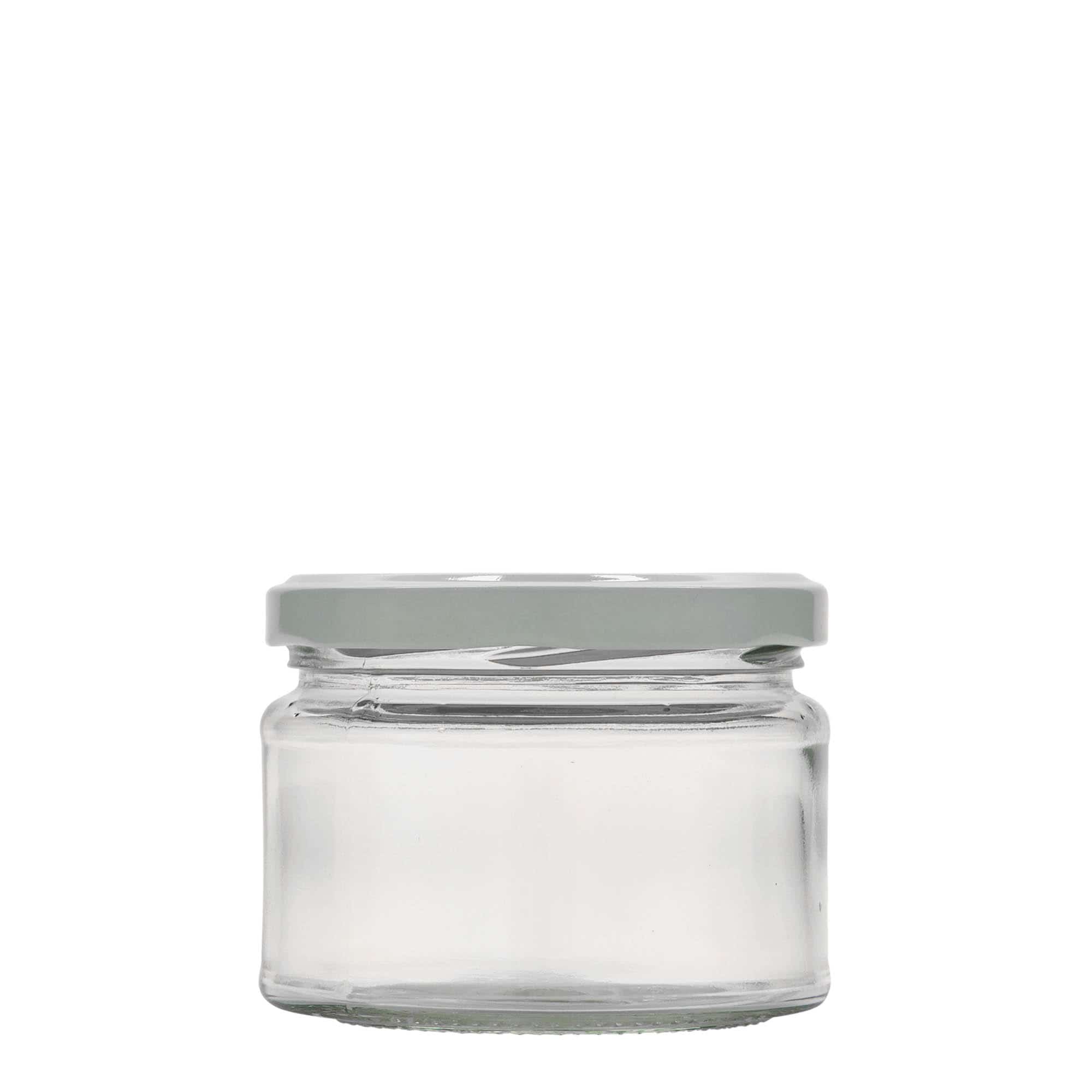 Ravna okrugla staklenka 280 ml, otvor: Twist-Off (TO 82)