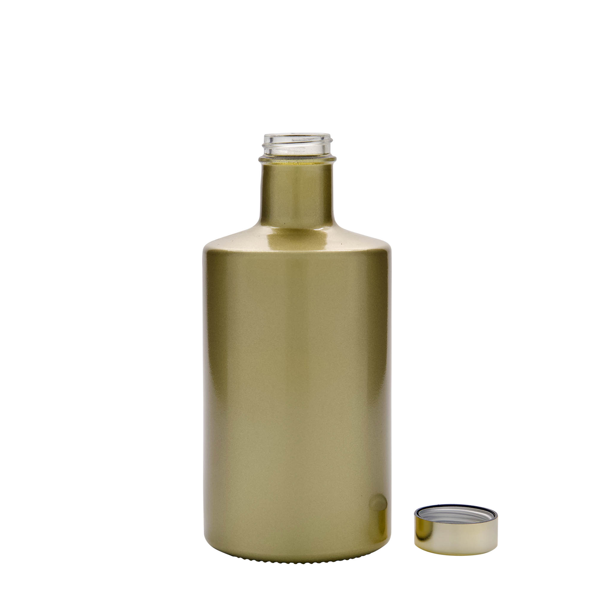 500 ml staklena boca 'Caroline', zlatna, grlo: GPI 33
