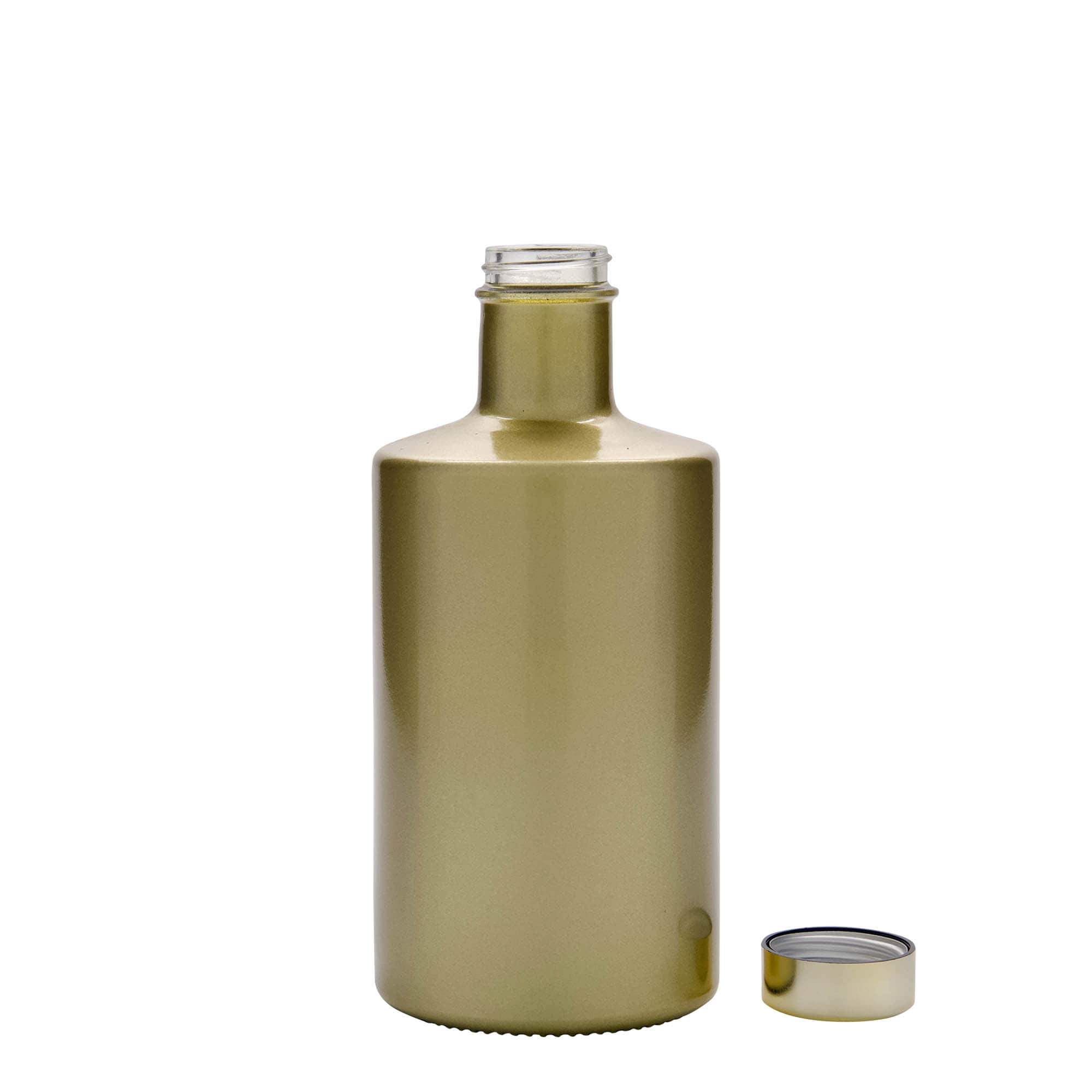 500 ml staklena boca 'Caroline', zlatna, grlo: GPI 33