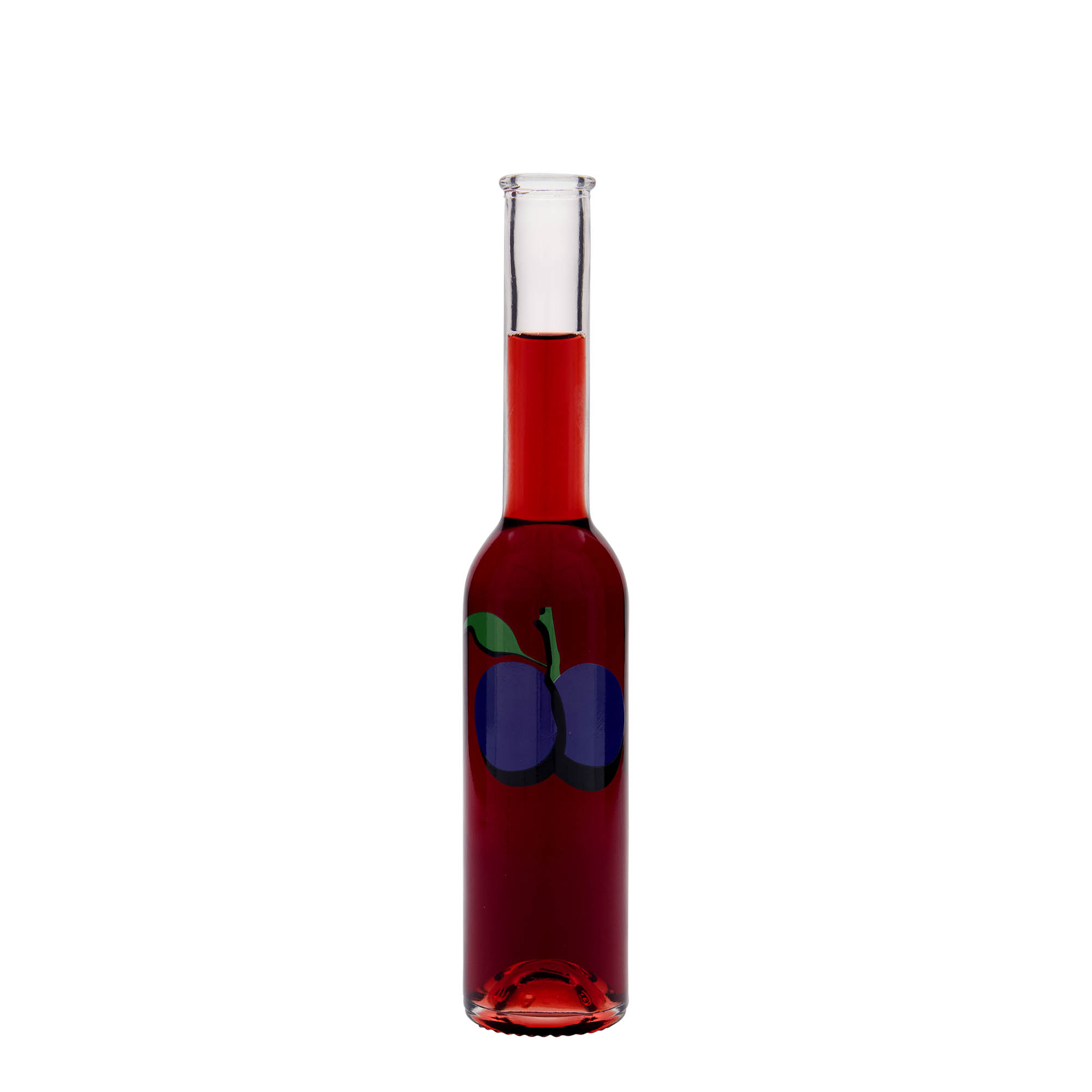 200 ml staklena boca 'Opera', motiv: šljiva, grlo: plut 200 ml staklena boca 'Opera', motiv: šljiva, grlo: plut