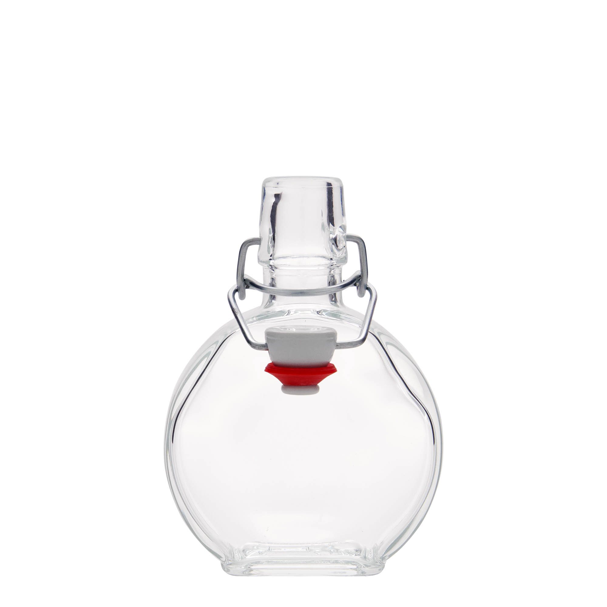 200 ml staklena boca 'Sensatione', pravougaona, grlo: zatvarač sa kopčom 200 ml staklena boca 'Sensatione', pravougaona, grlo: zatvarač sa kopčom