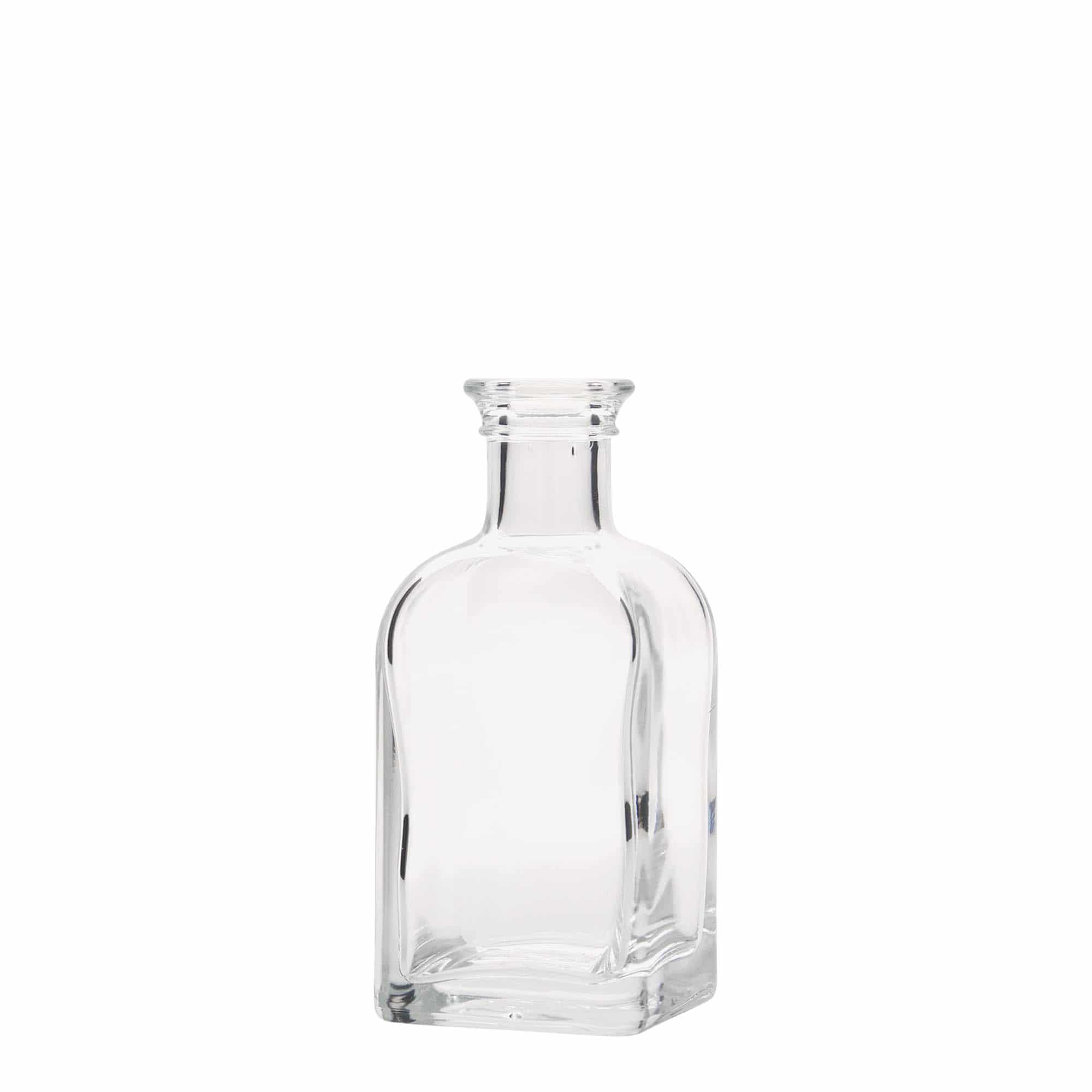 Apotekarska flaša 100 ml Carré, četvrtasto, otvor: Pluto