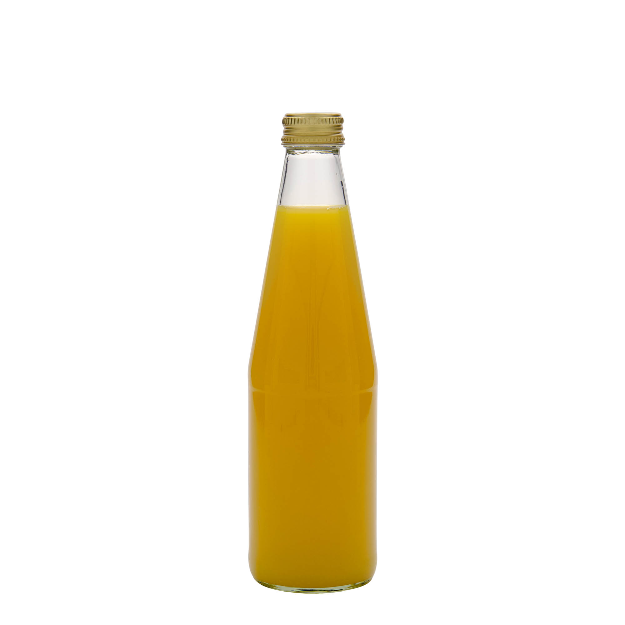 330 ml univerzalna boca u obliku šargarepe, staklo, grlo: PP 28
