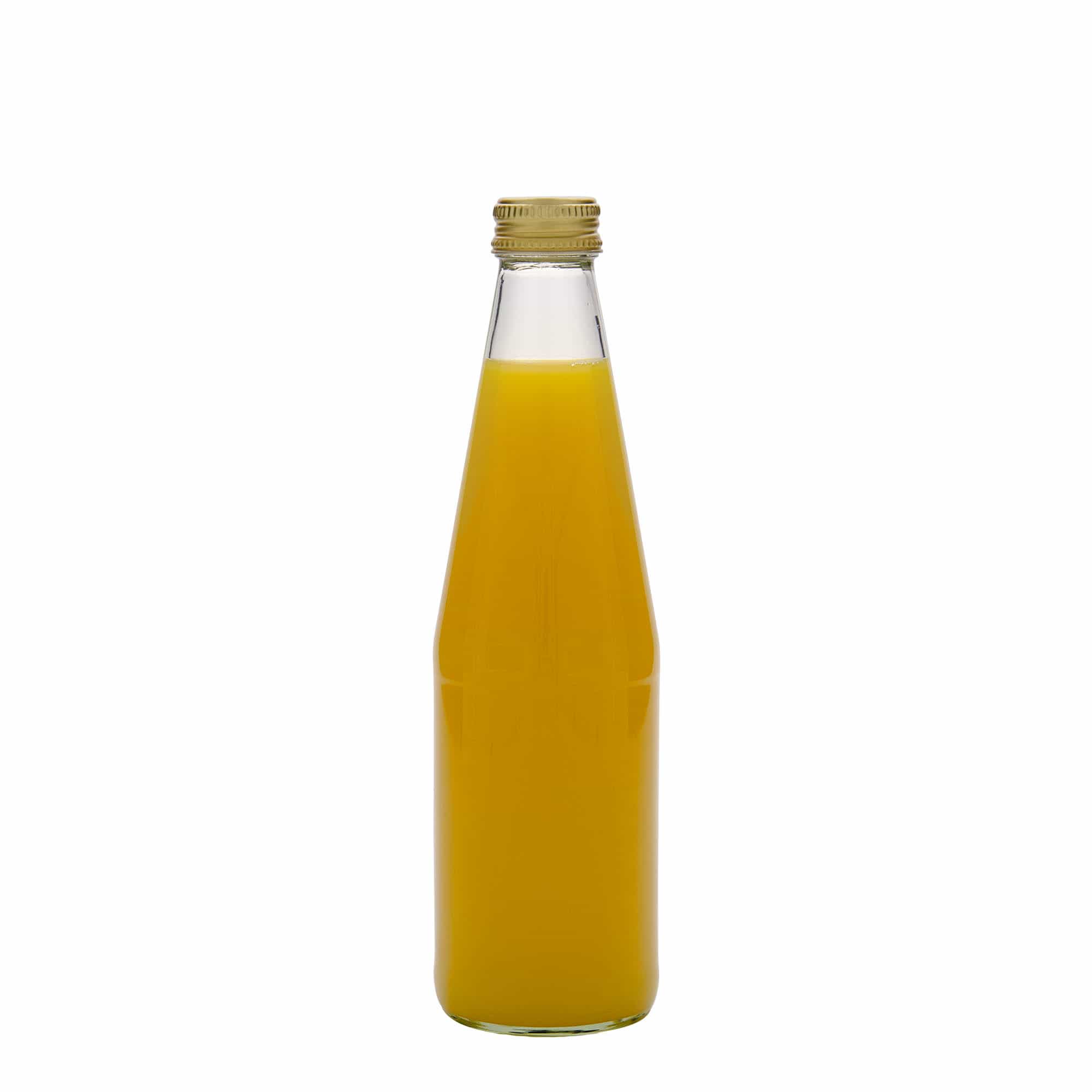330 ml univerzalna boca u obliku šargarepe, staklo, grlo: PP 28