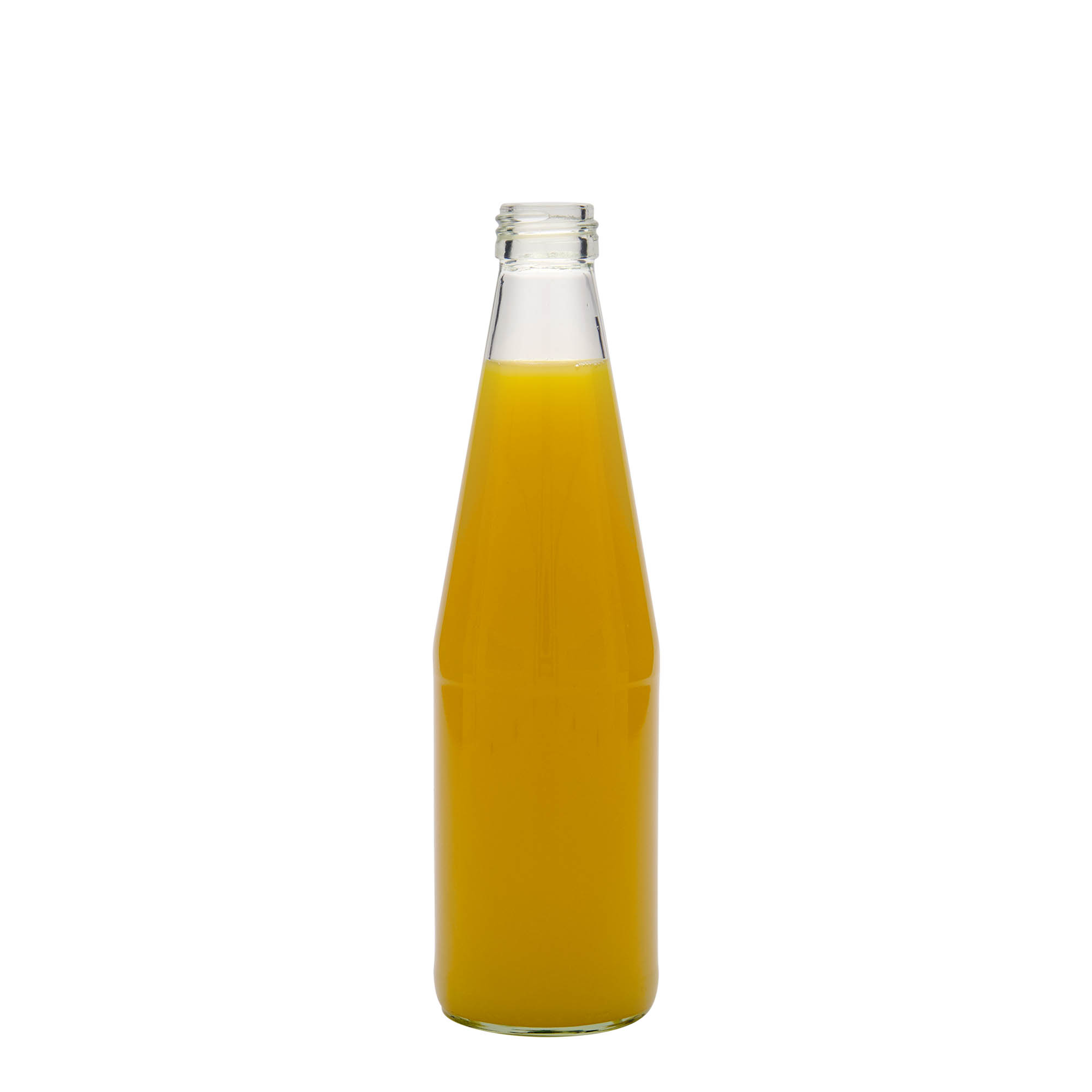 330 ml univerzalna boca u obliku šargarepe, staklo, grlo: PP 28