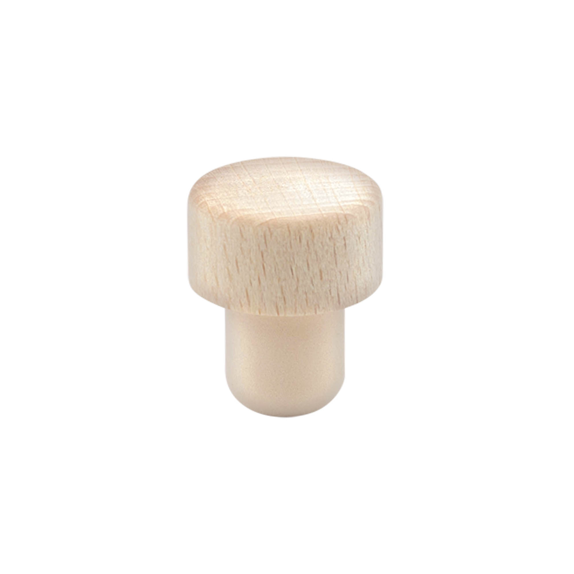 Čep s drškom 18 mm, drvo/plastika, za otvor: pluta Čep s drškom 18 mm, drvo/plastika, za otvor: pluta
